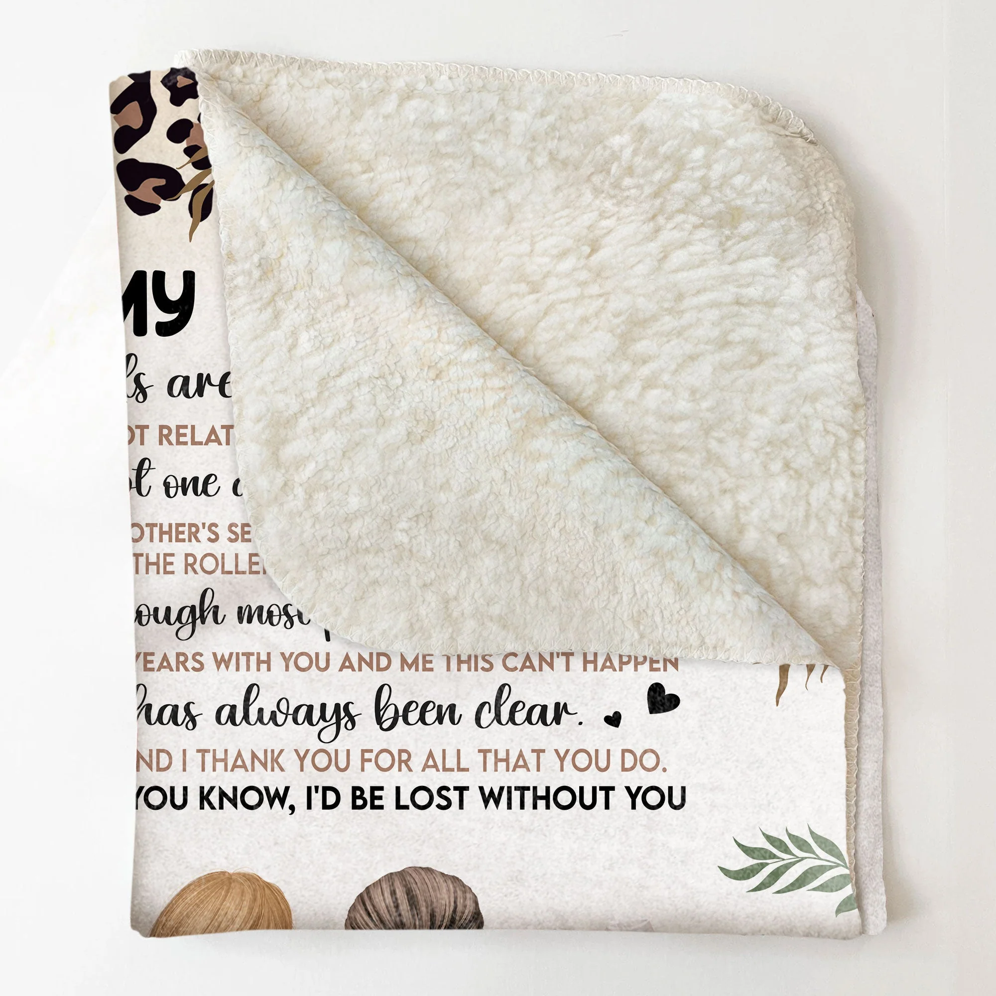 Friends Are Our Chosen Family - Personalized Blanket - Image 6