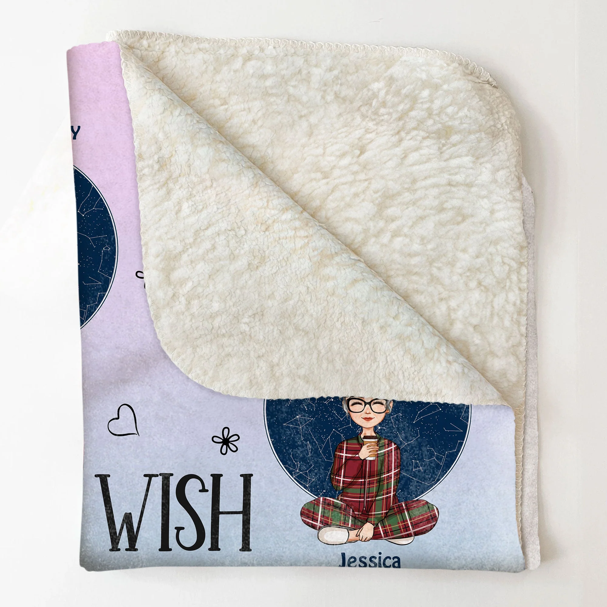 Friendship I Wish You Lived Next Door - Personalized Blanket - Image 4