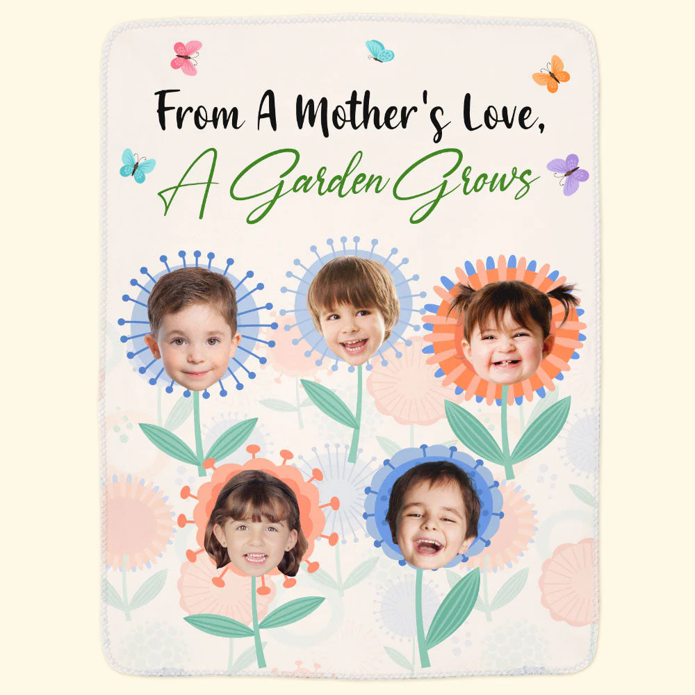 From A Mother's Love - Personalized Photo Blanket - Image 5