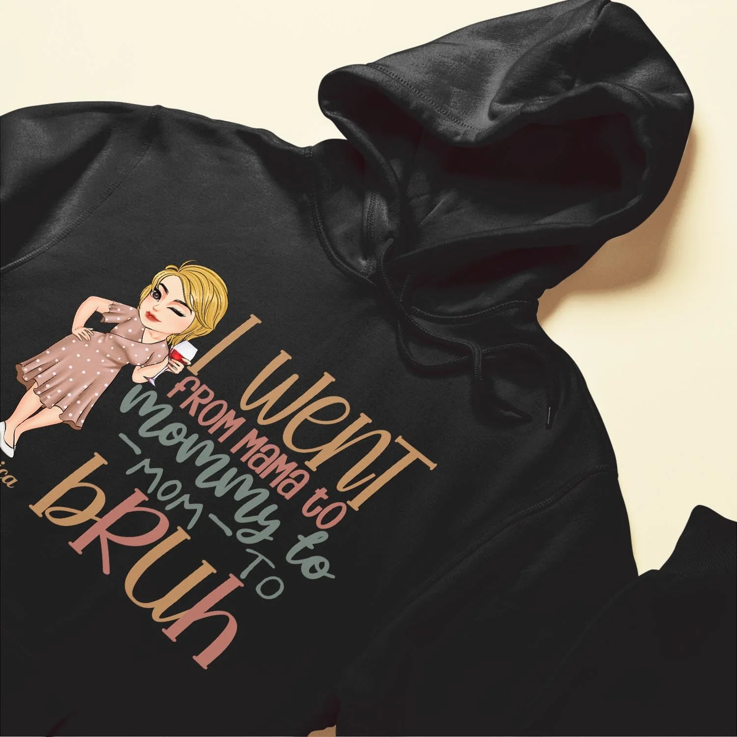 From Mama To Mommy To Mom To Bruh - Personalized Shirt - Birthday, Funny, Mother's Day Gift For Mom, Mother, Wife, Grandma, Nana - Image 6