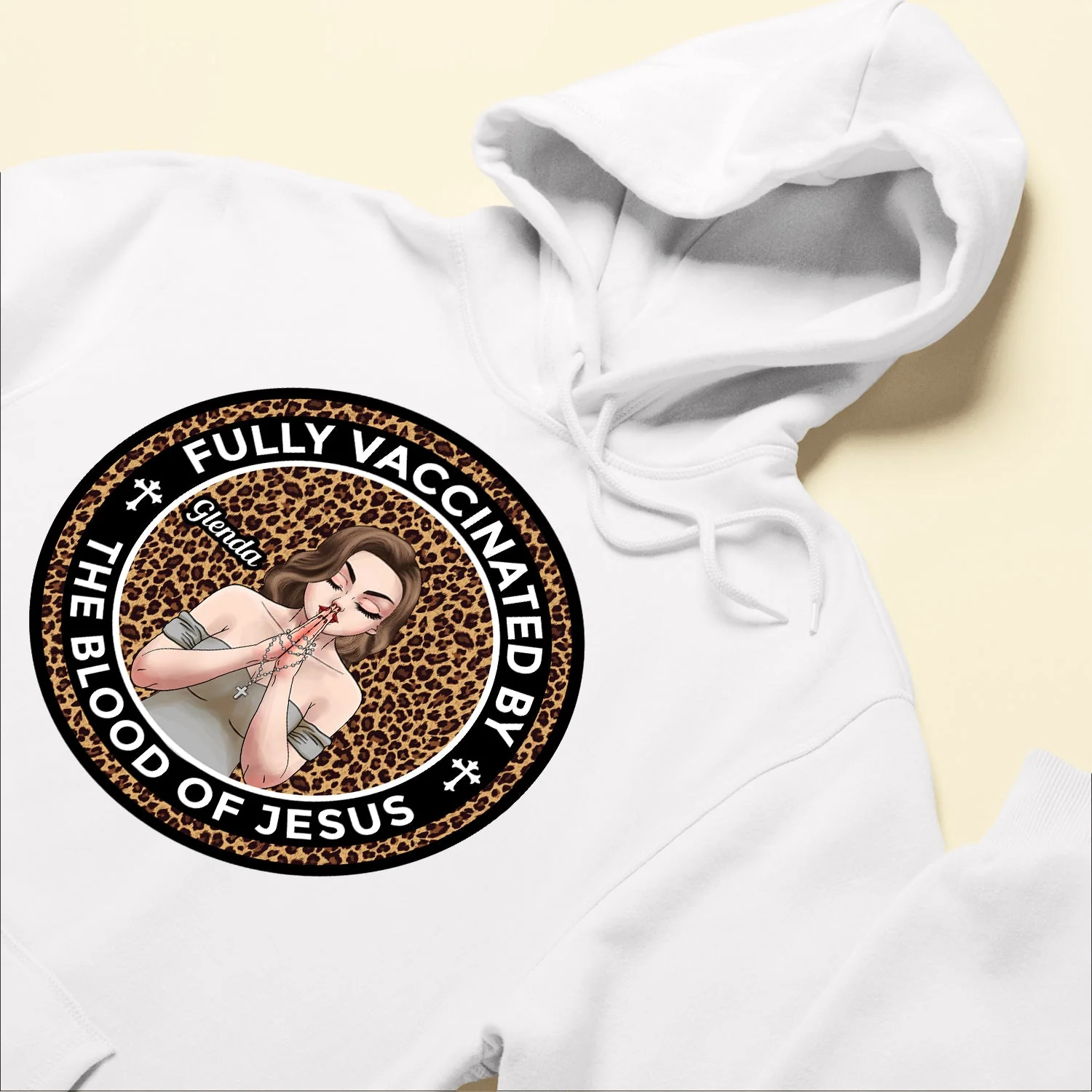 Fully Vaccinated By The Blood Of Jesus - Personalized Shirt - Birthday Gift For Christians, Woman, Girl - Image 6