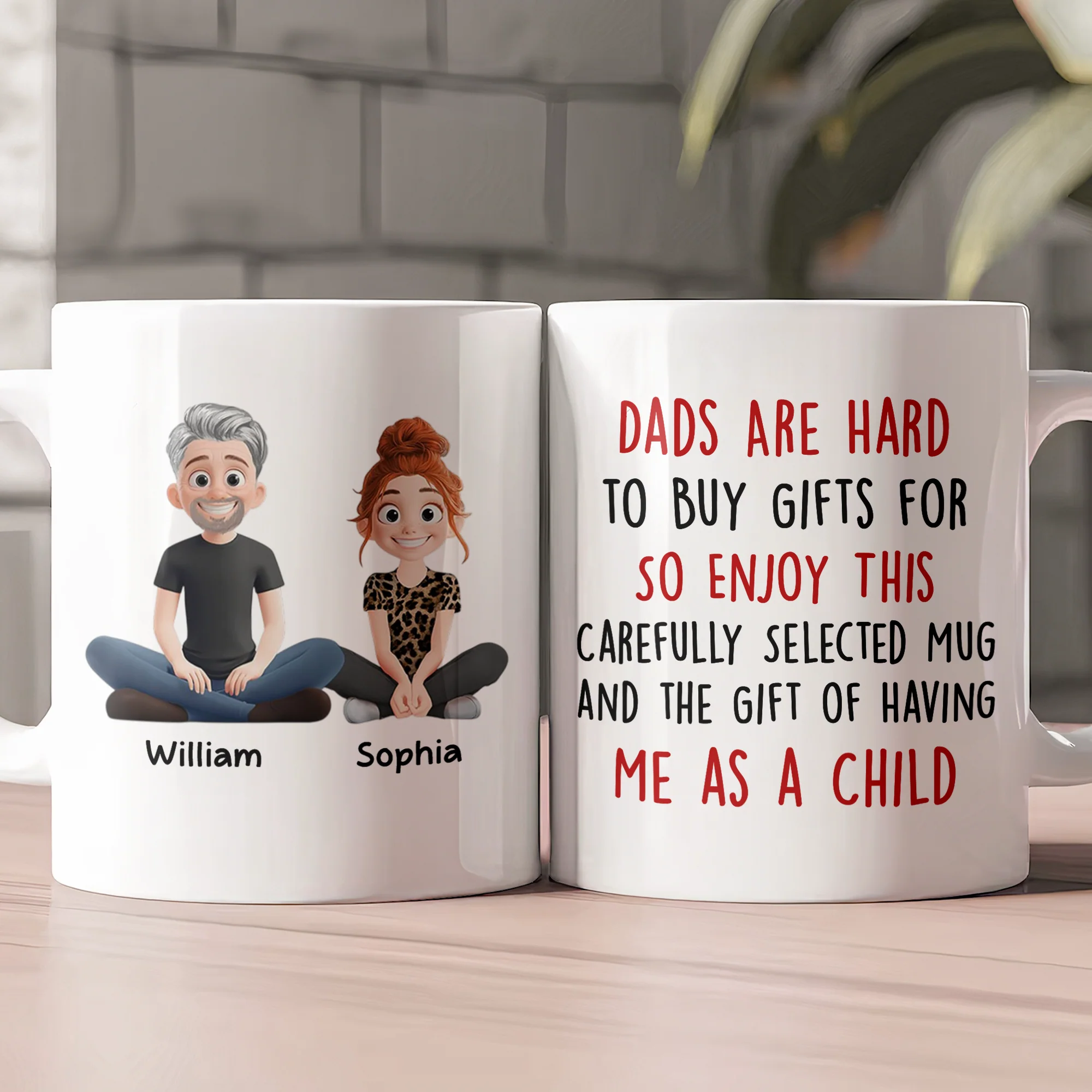 Funny Coffee Mug For Dad, Father's Day Christmas Birthday - Personalized Mug