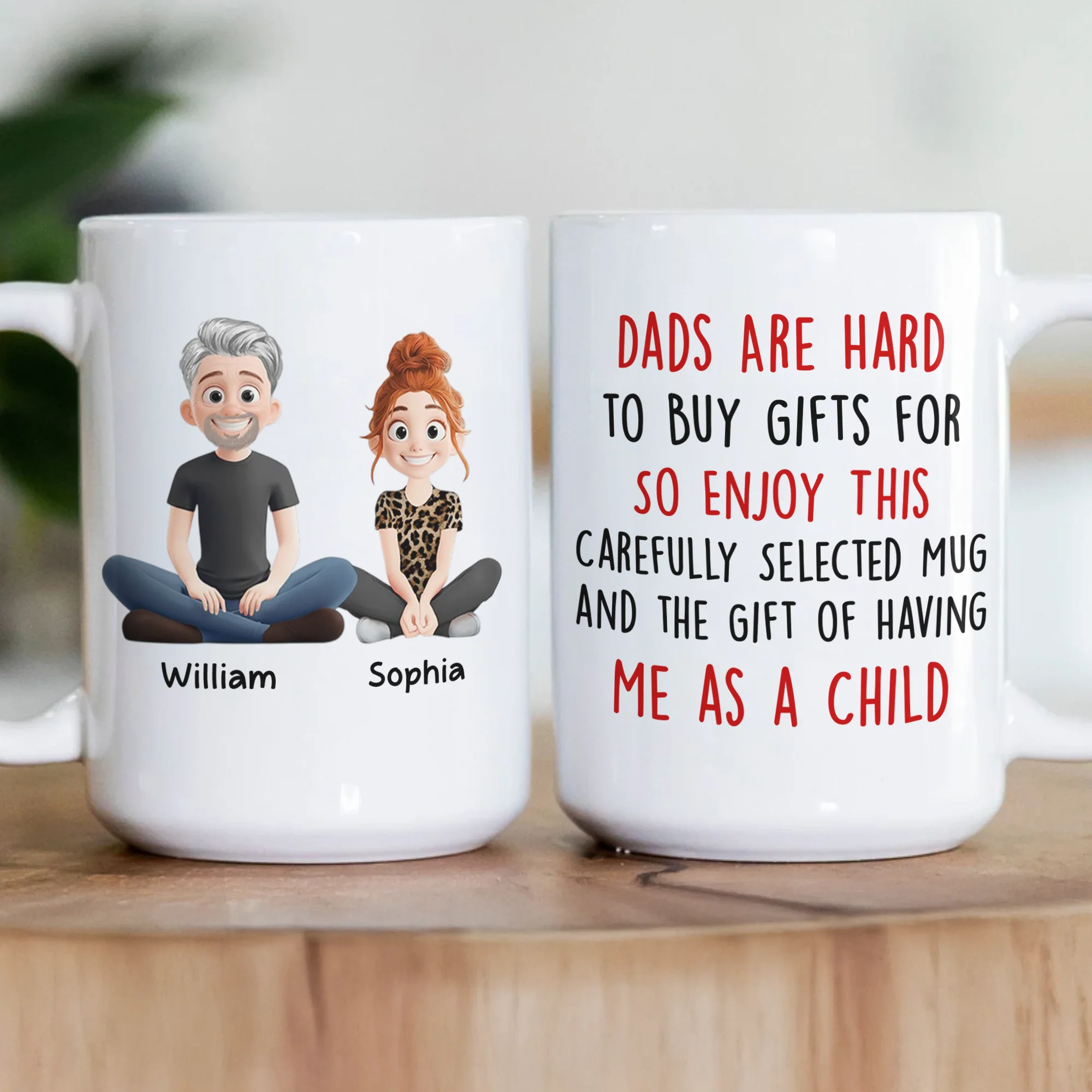 Funny Coffee Mug For Dad, Father's Day Christmas Birthday - Personalized Mug - Image 2