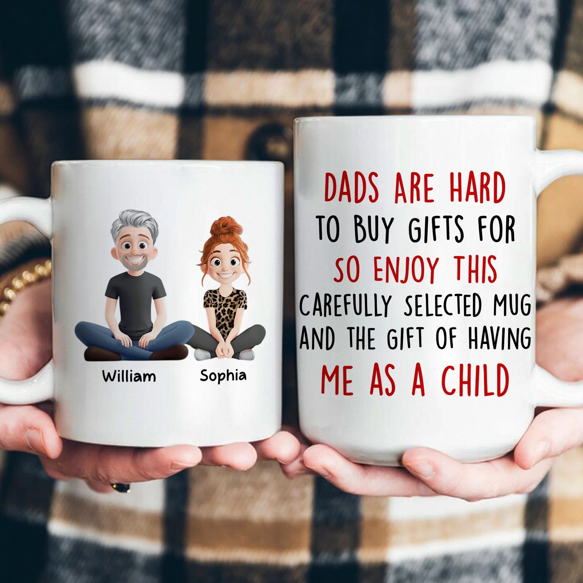 Funny Coffee Mug For Dad, Father's Day Christmas Birthday - Personalized Mug - Image 4