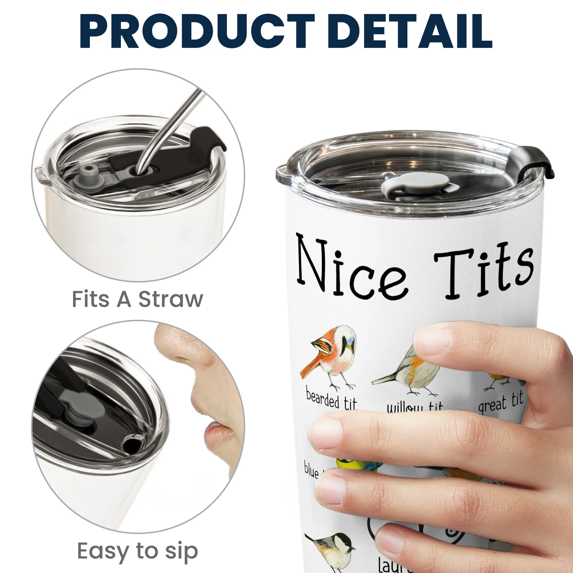Funny Cup - Gifts For Wife, Husband, Gf, Friends Silly Gift, Exchange Gift - Personalized Tumbler Cup - Image 4
