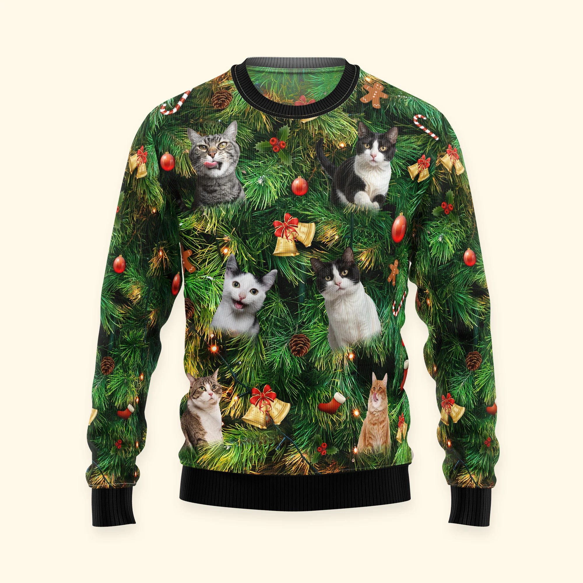 Funny Custom Faces - Personalized Photo Ugly Sweater - Image 7