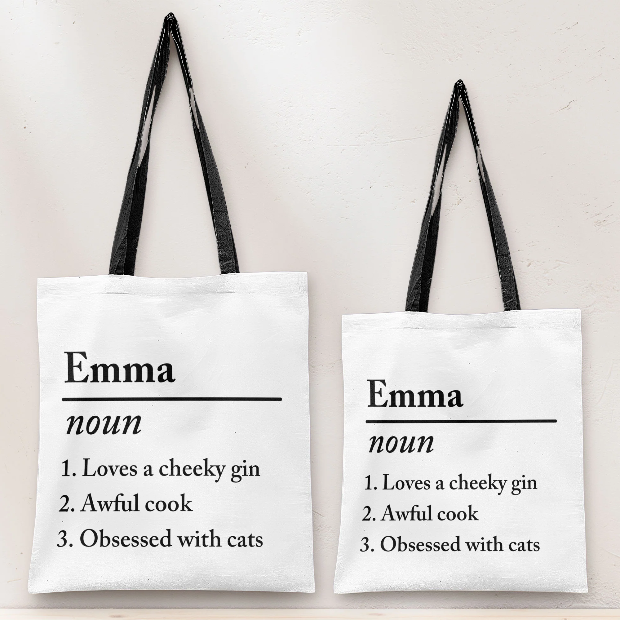 Funny Definitions Self Gift - Personalized Tote Bag - Image 2