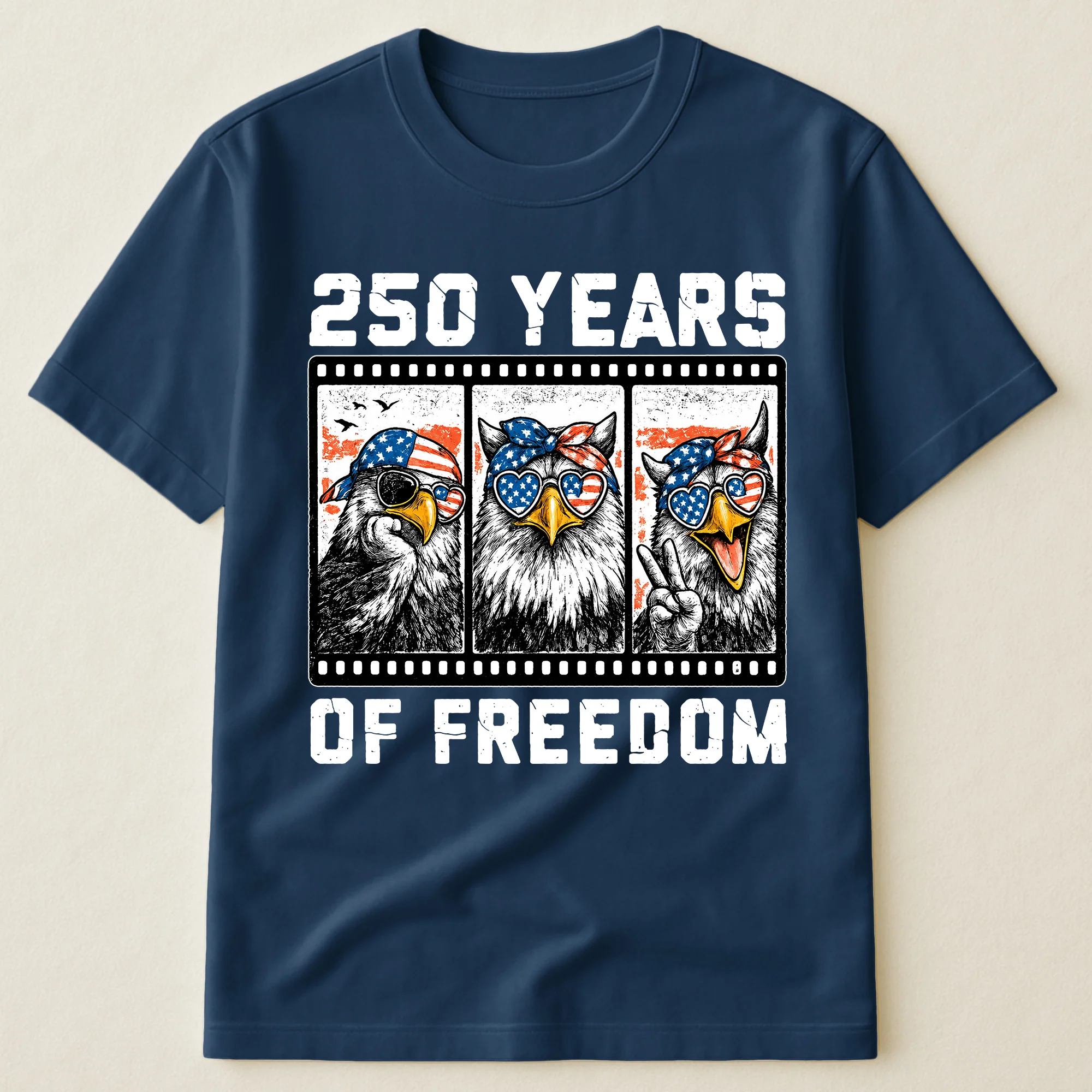 Funny Eagel 250 Years Happy -  Shirt - Image 11