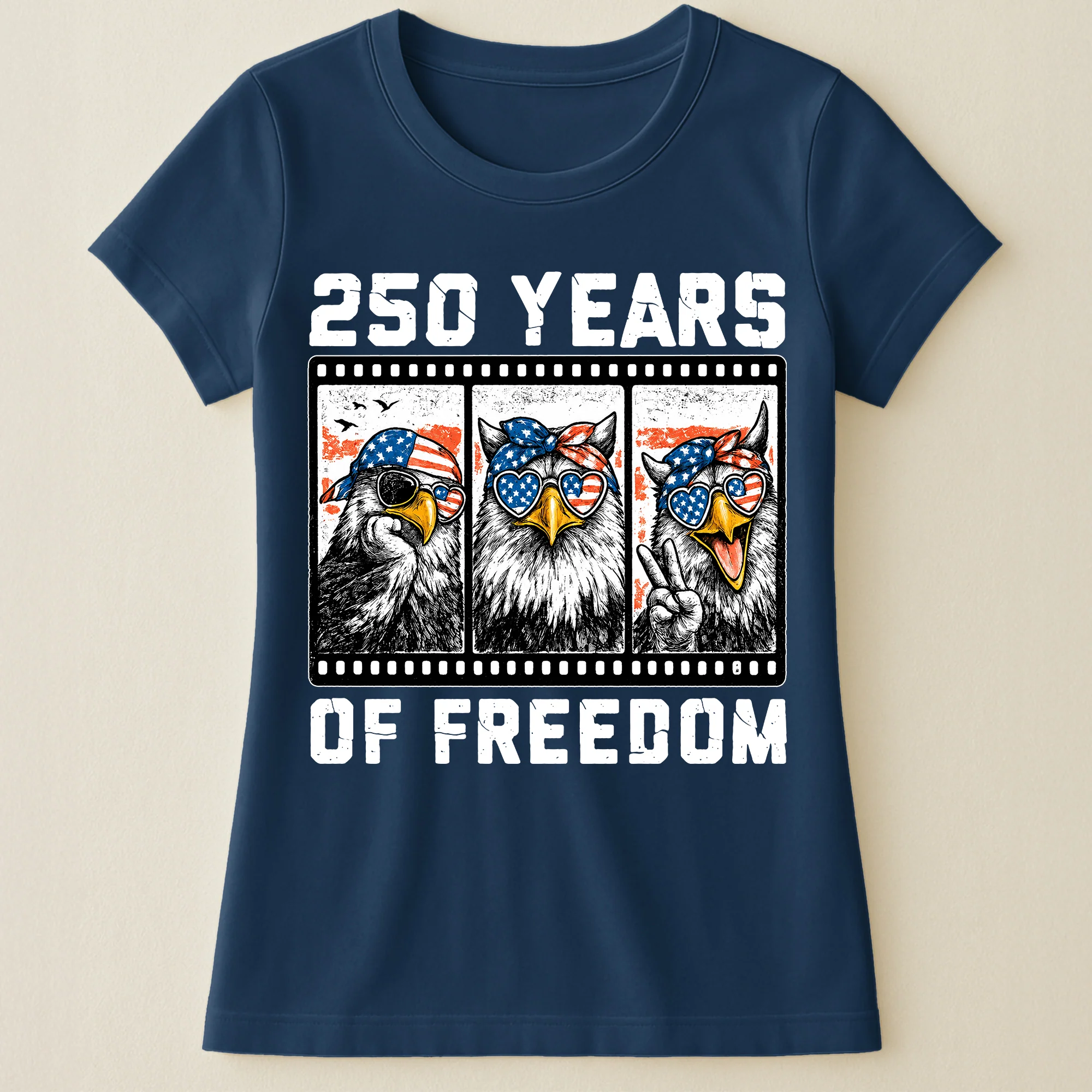 Funny Eagel 250 Years Happy -  Shirt - Image 20