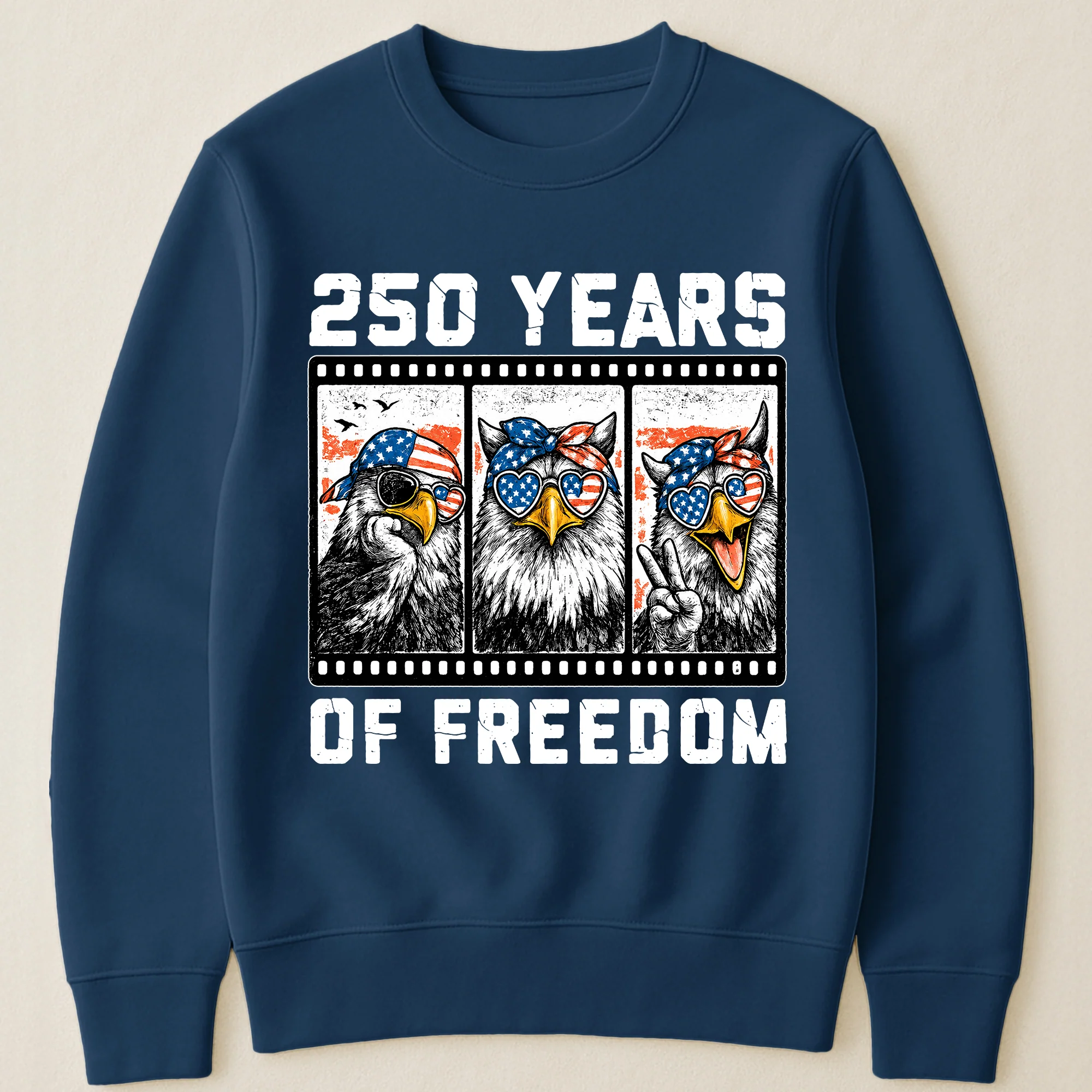 Funny Eagel 250 Years Happy -  Shirt - Image 28
