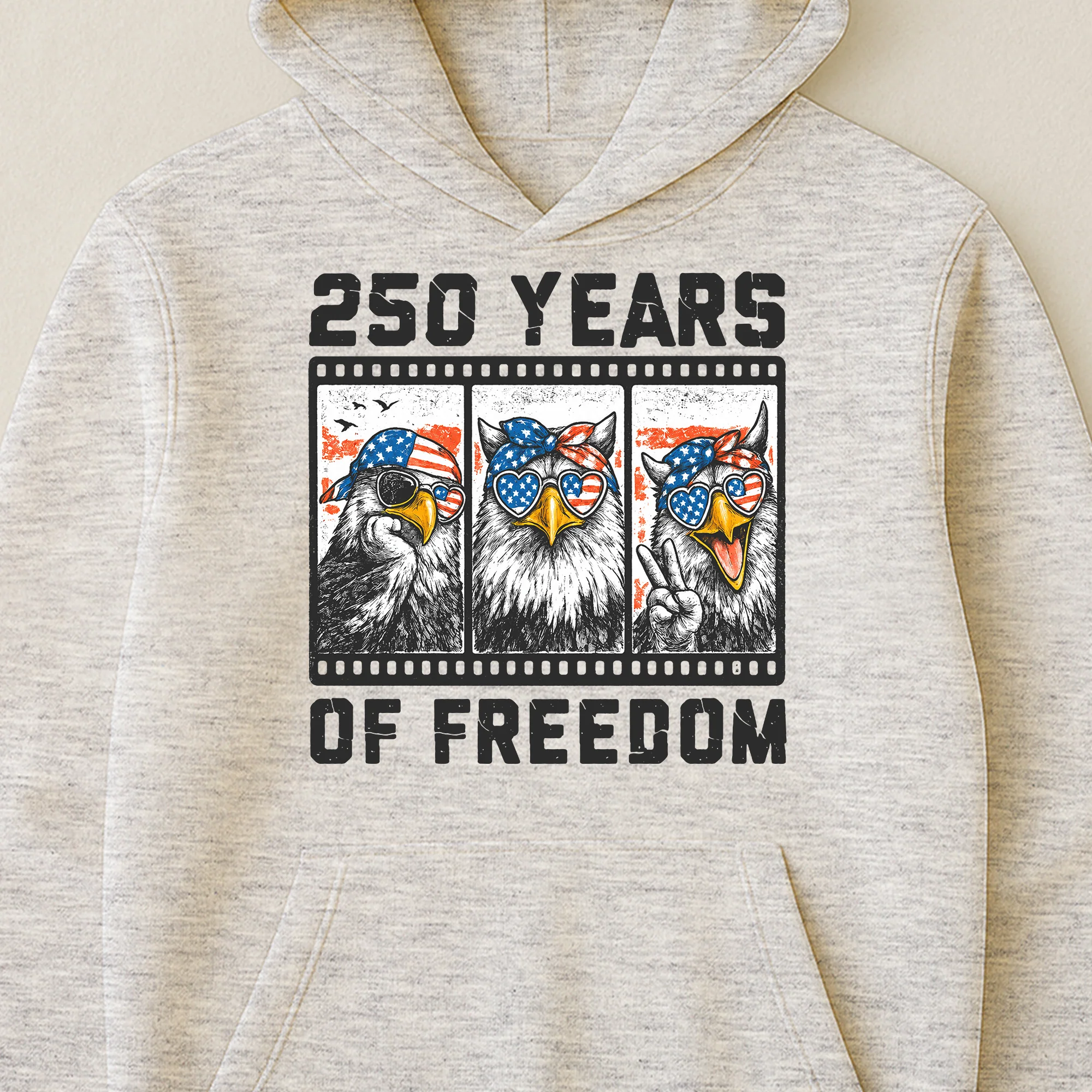 Funny Eagel 250 Years Happy -  Shirt - Image 32