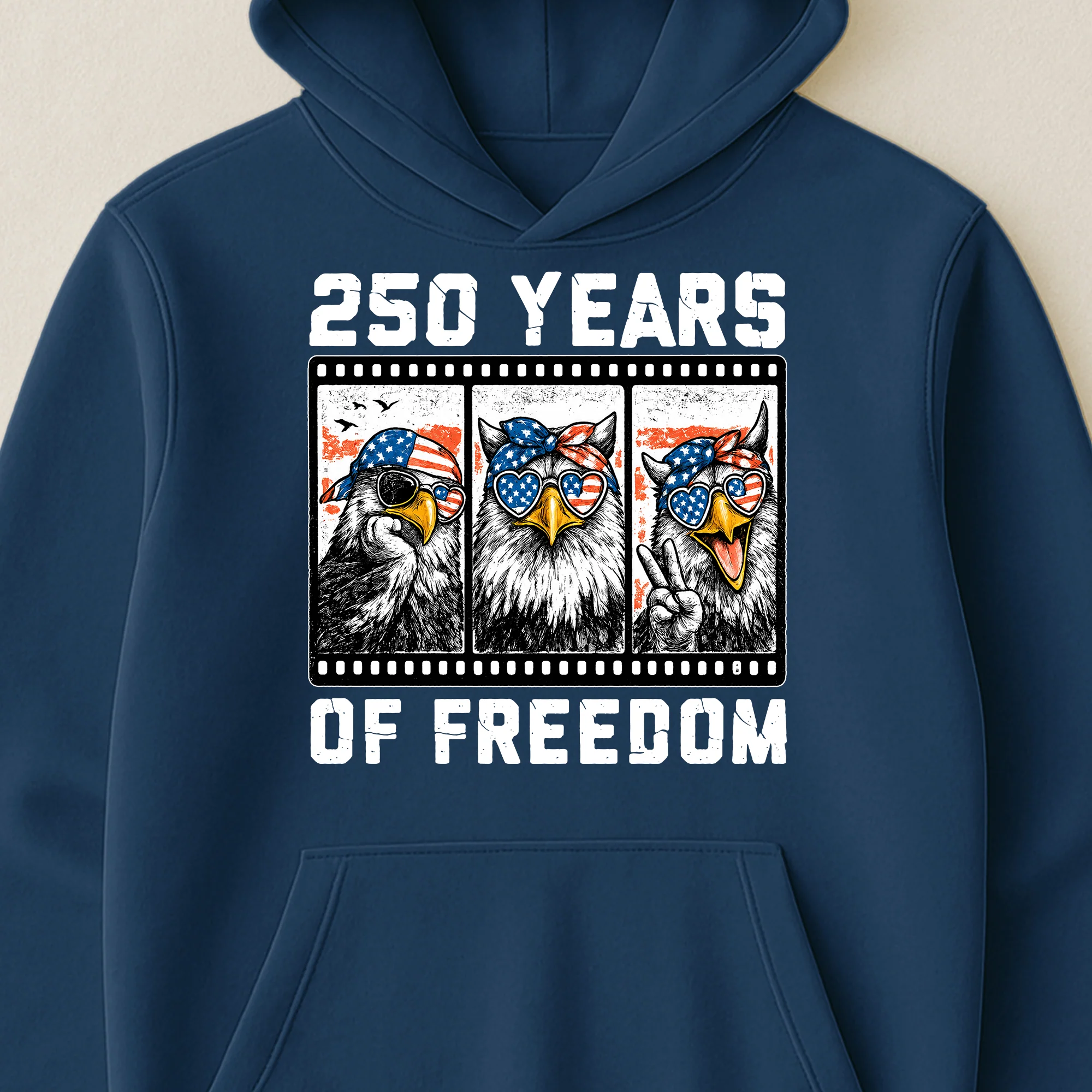 Funny Eagel 250 Years Happy -  Shirt - Image 36