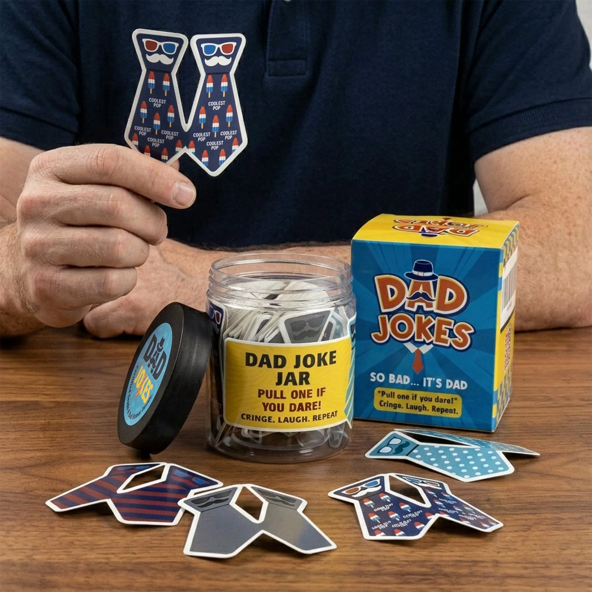 Funny Father's Day Gifts From Kids, Wife - Dad Jokes - Dad Joke Jar - Image 4
