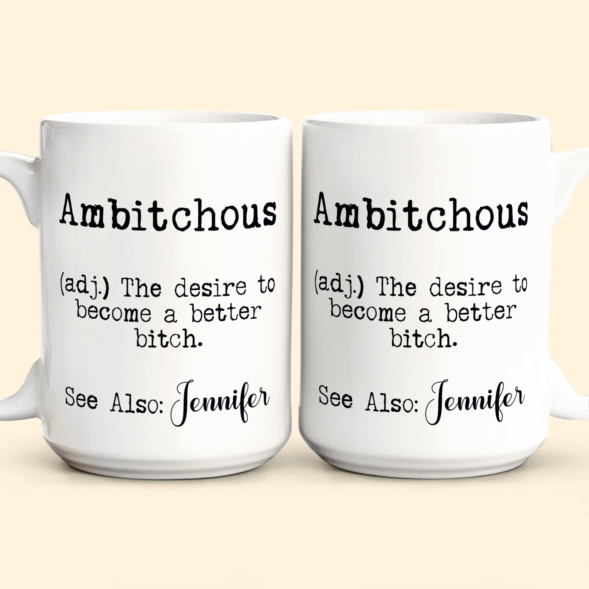 Funny Mug - Ambitchous - Fun Gifts For Coworker, Friends, Boss - Personalized Mug - Image 6