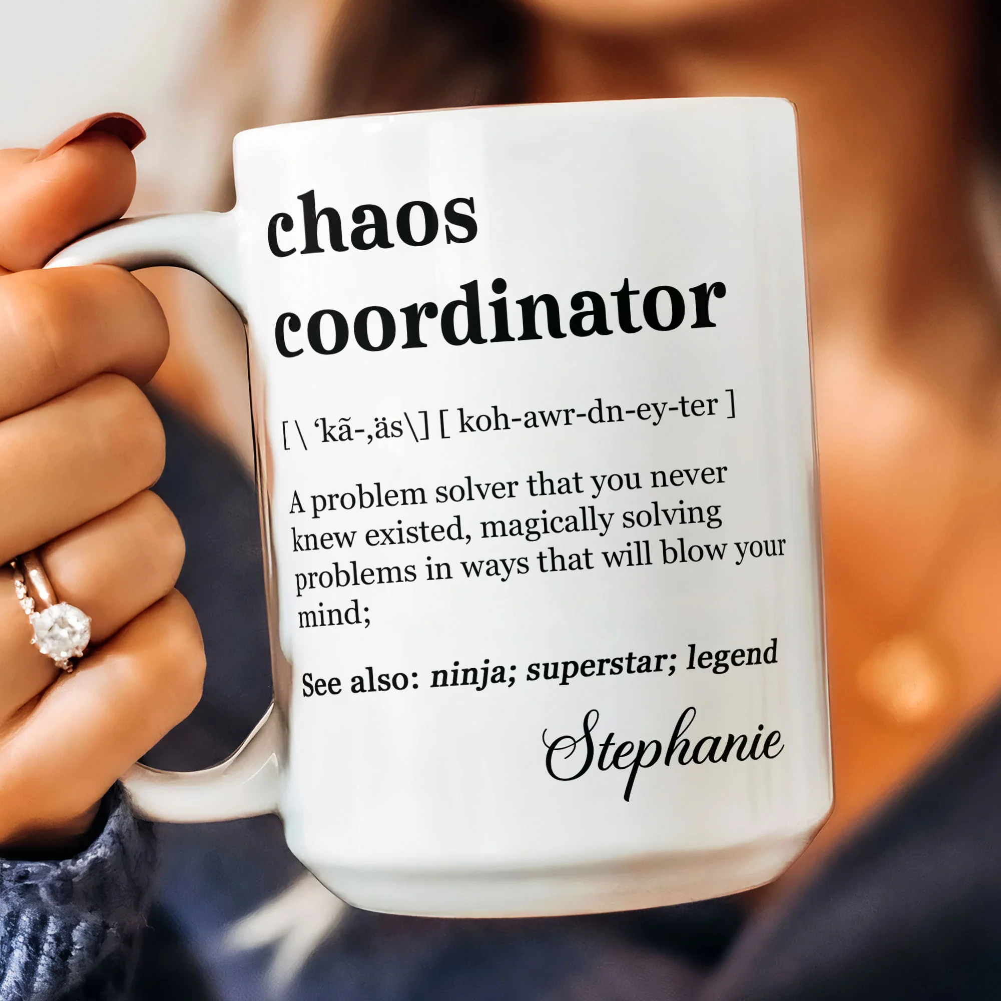 Funny Mug - Chaos Coordinator Definition - Fun Gifts For Coworker, Friends, Boss - Personalized Mug - Image 5