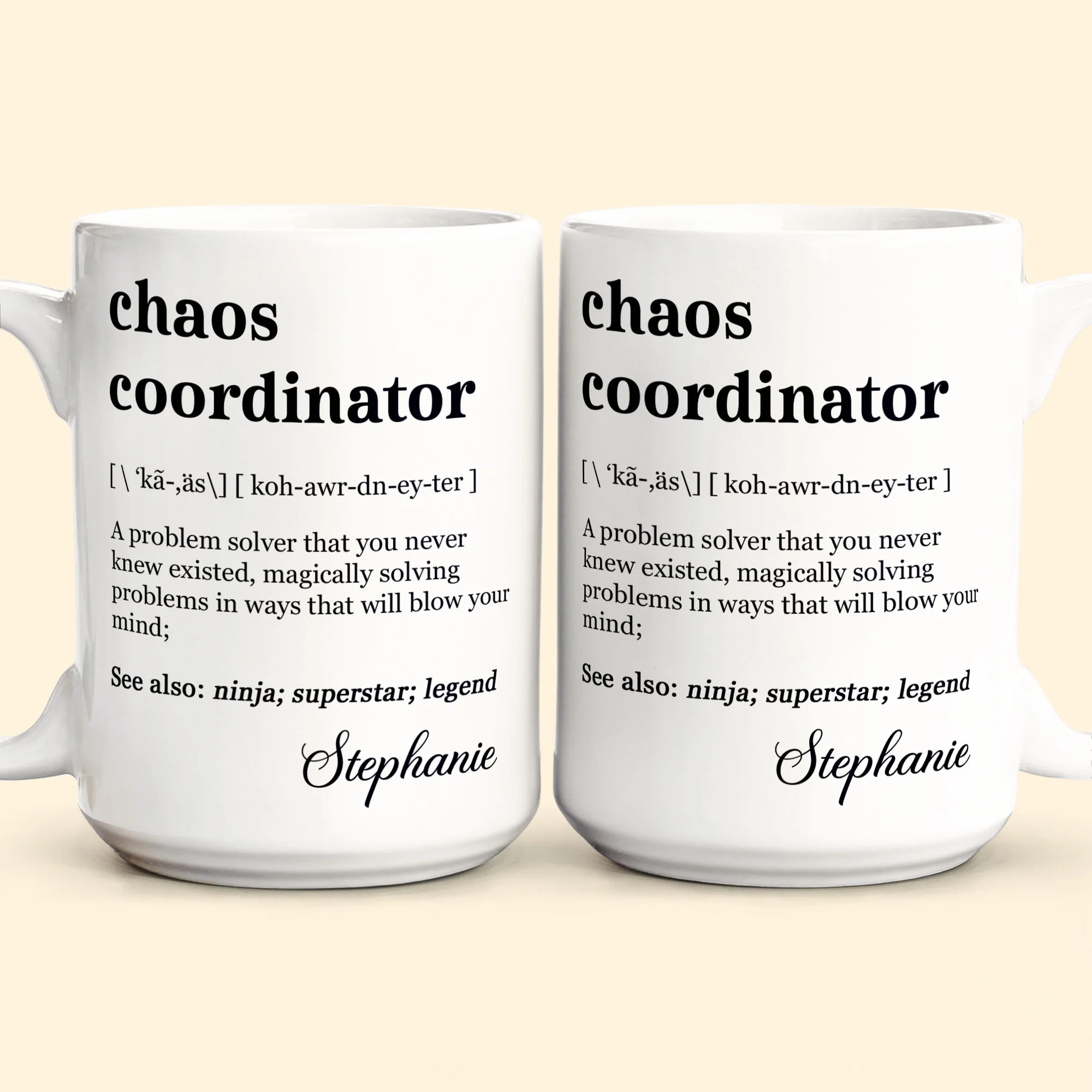 Funny Mug - Chaos Coordinator Definition - Fun Gifts For Coworker, Friends, Boss - Personalized Mug - Image 6
