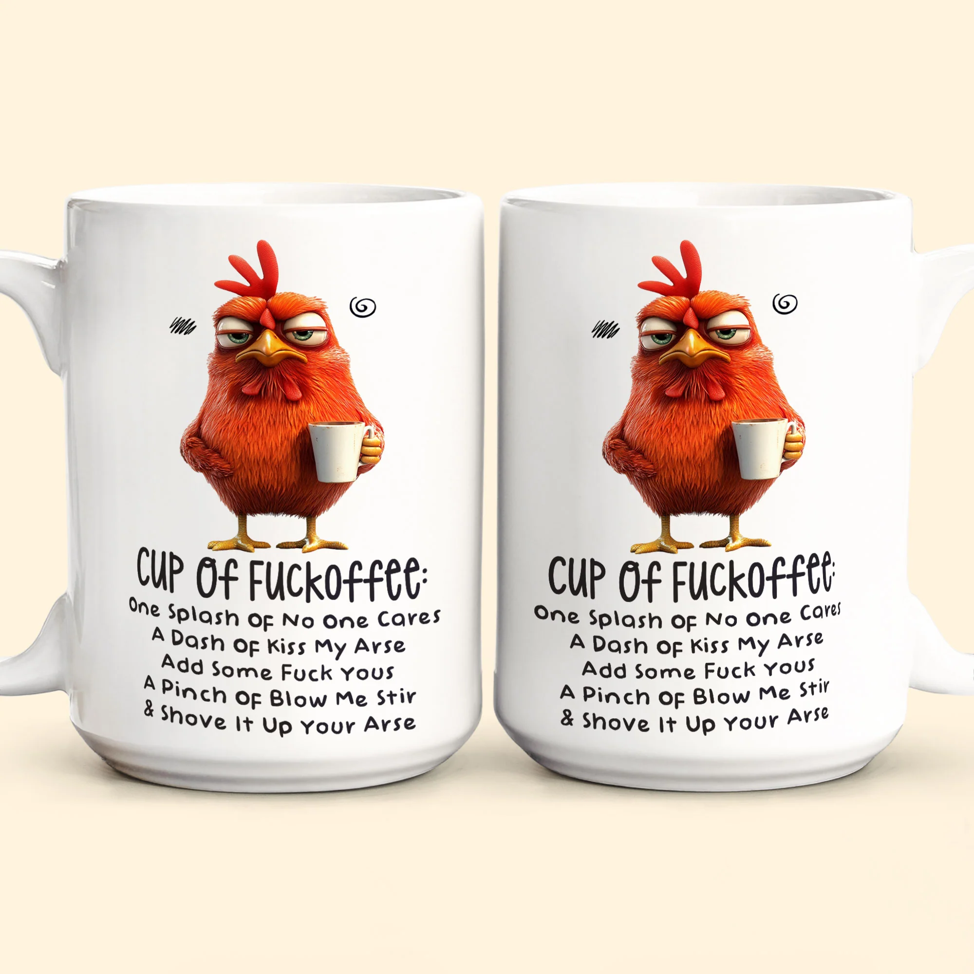 Funny Mug - Cup Of Fuckoffee - Fun Gifts For Coworker, Friends, Boss - Personalized Mug - Image 5
