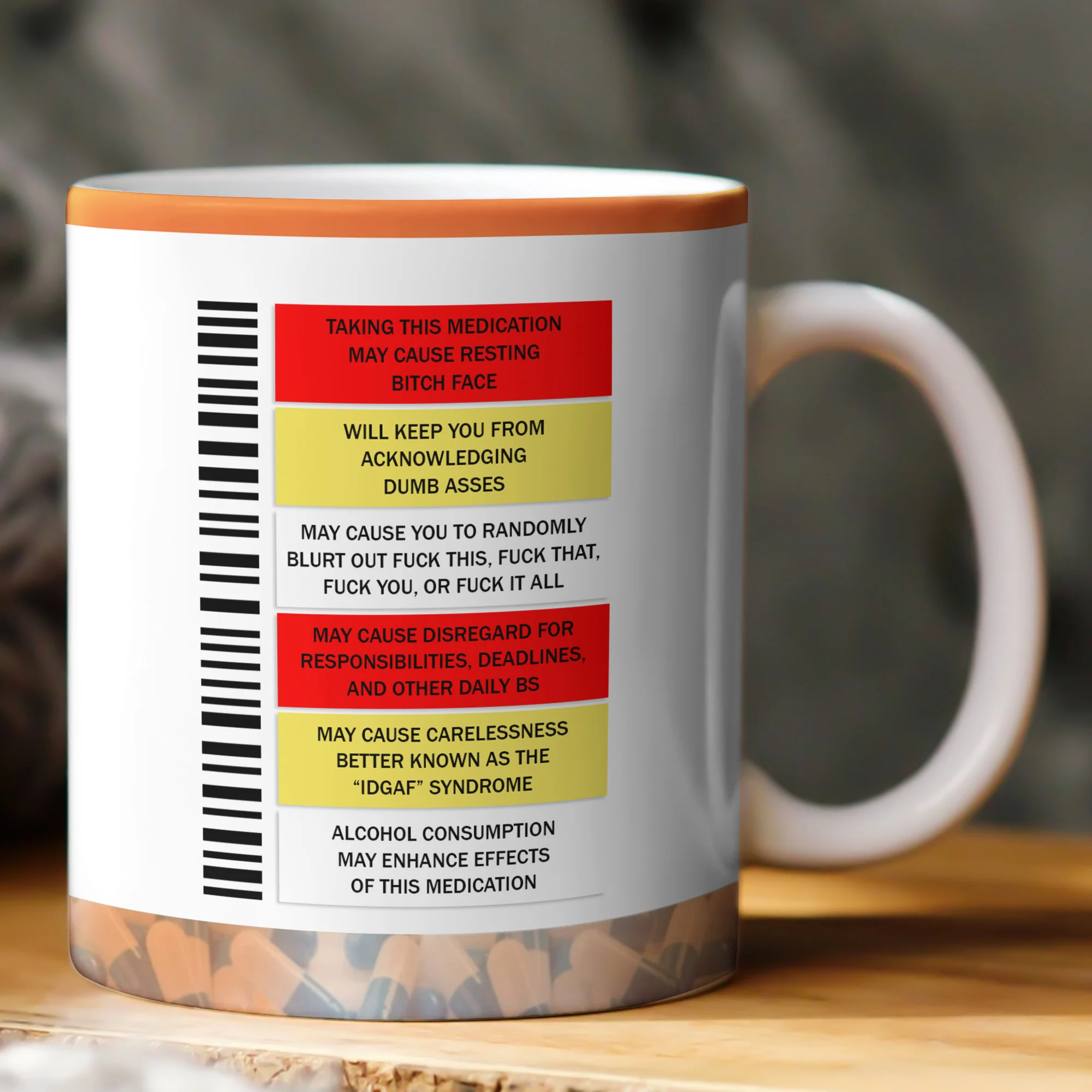 Funny Mug - Fukitol Rx Prescription - Exchange Gift, White Elephant Gifts For Coworkers - Mug - Image 2