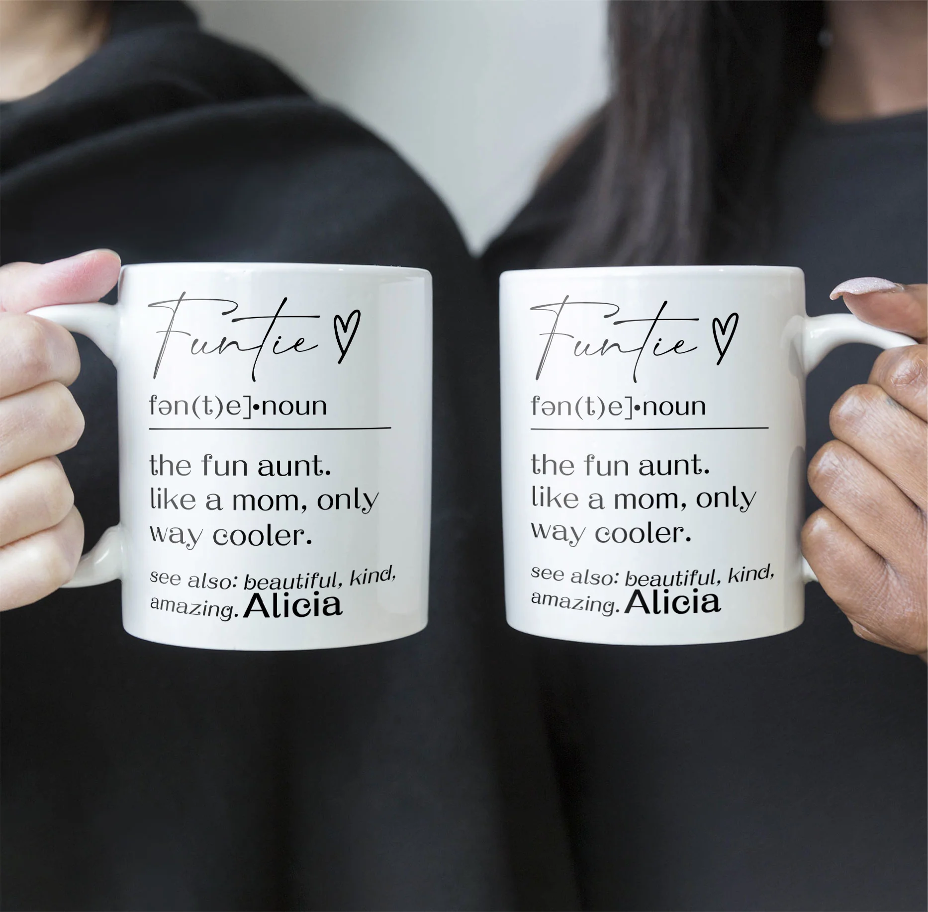Funny Mug - Funtie Definition - Fun Gifts Aunt, Auntie, Women - Personalized Mug - Image 3