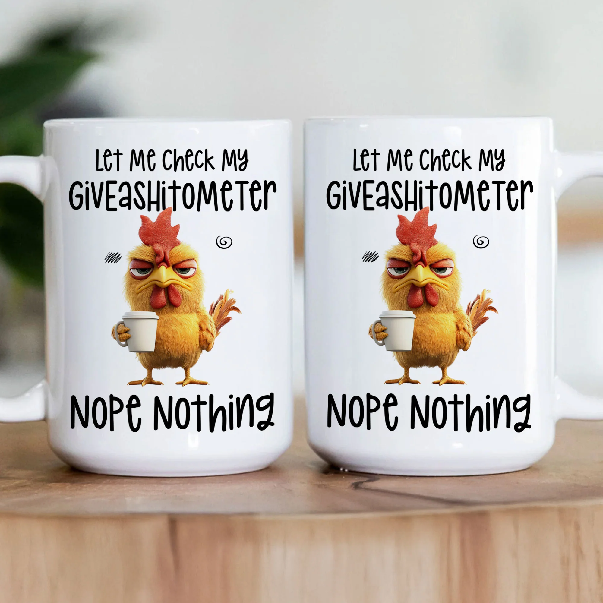 Funny Mug - Let Me Check My Giveashitometer Nope Nothing - Exchange Gift, White Elephant Gifts For Coworkers - Mug - Image 3
