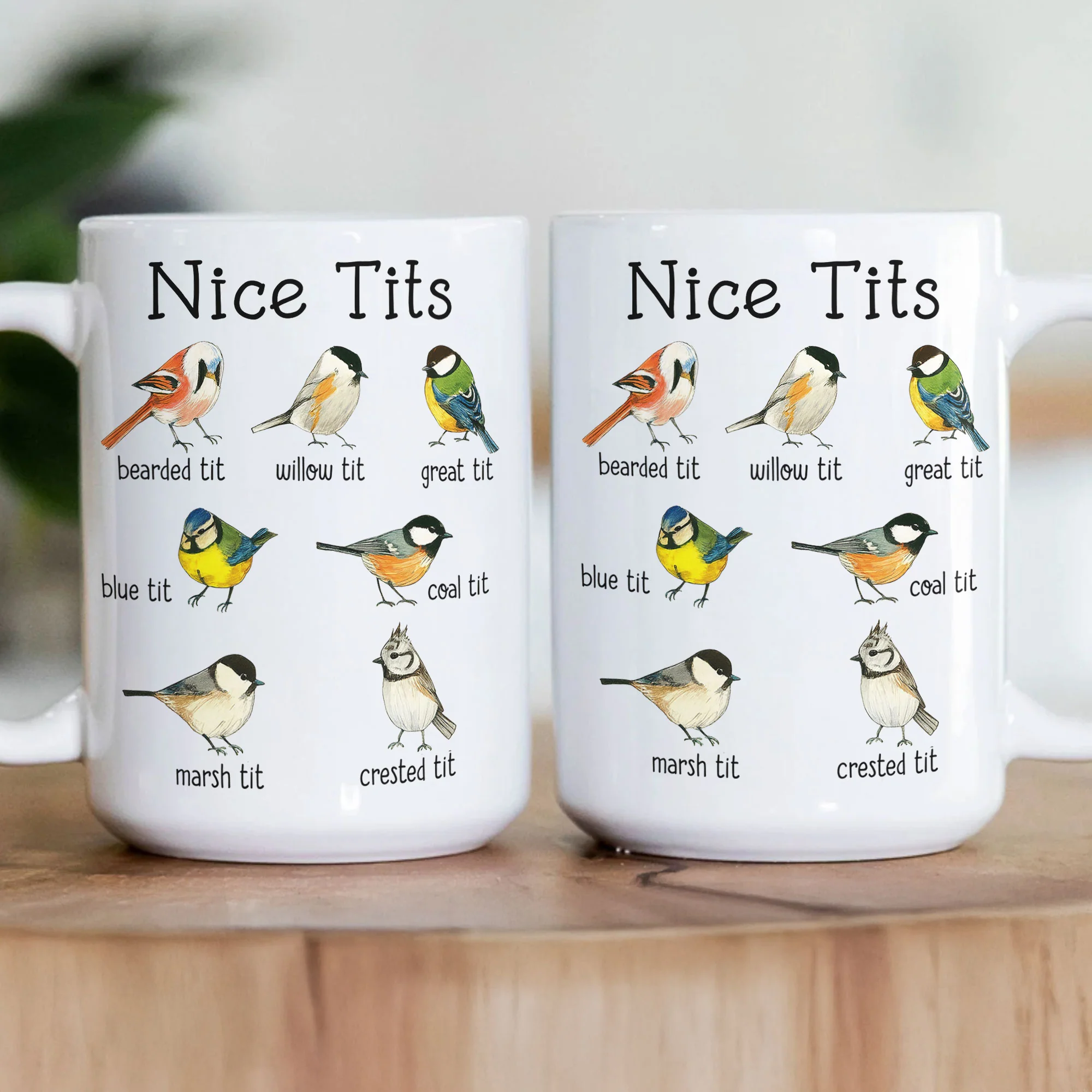 Funny Mug - Nice Tits - Bird Watcher Sarcastic, Funny Gag Gifts - Mug - Image 3