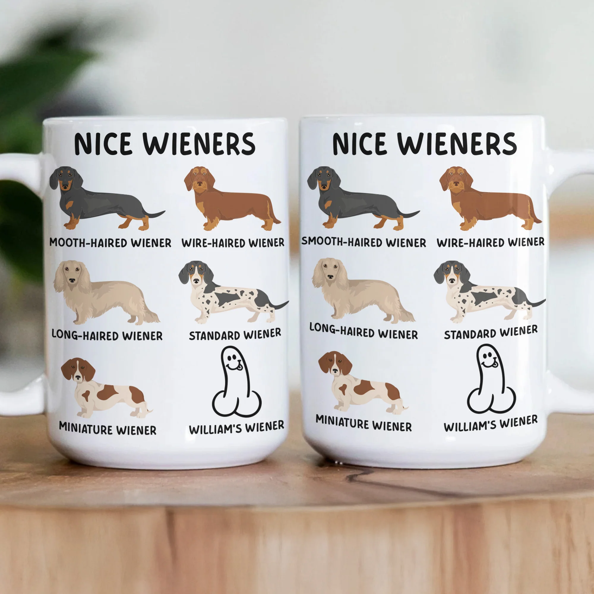 Funny Mug - Nice Wieners - Funny Gifts For Husband, Bf, Coworker Troll - Personalized Mug - Image 3