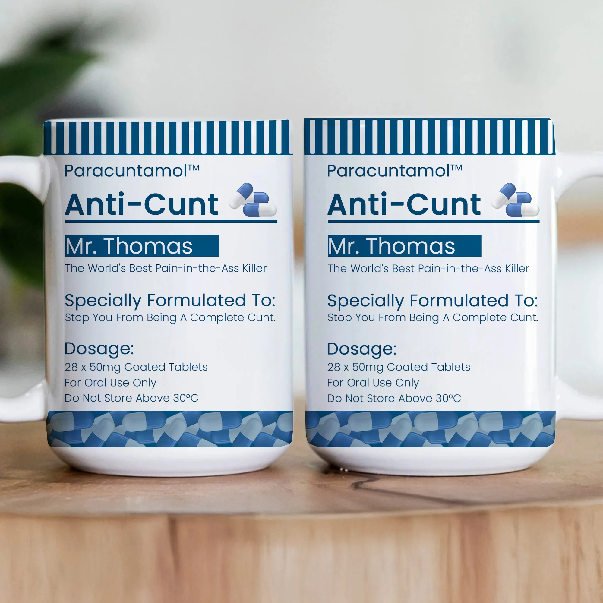Funny Mug - Pill Prescription - Gifts For Coworkers, Friends, Boss - Personalized Mug - Image 2