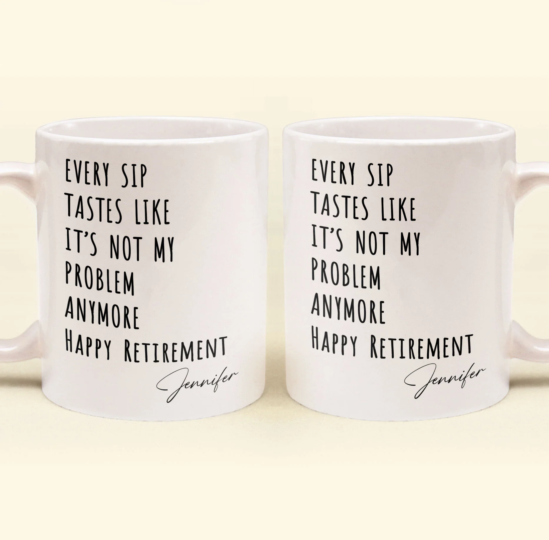 Funny Mug - Retirement - Fun Gifts For Coworker, Friends, Boss - Personalized Mug - Image 3