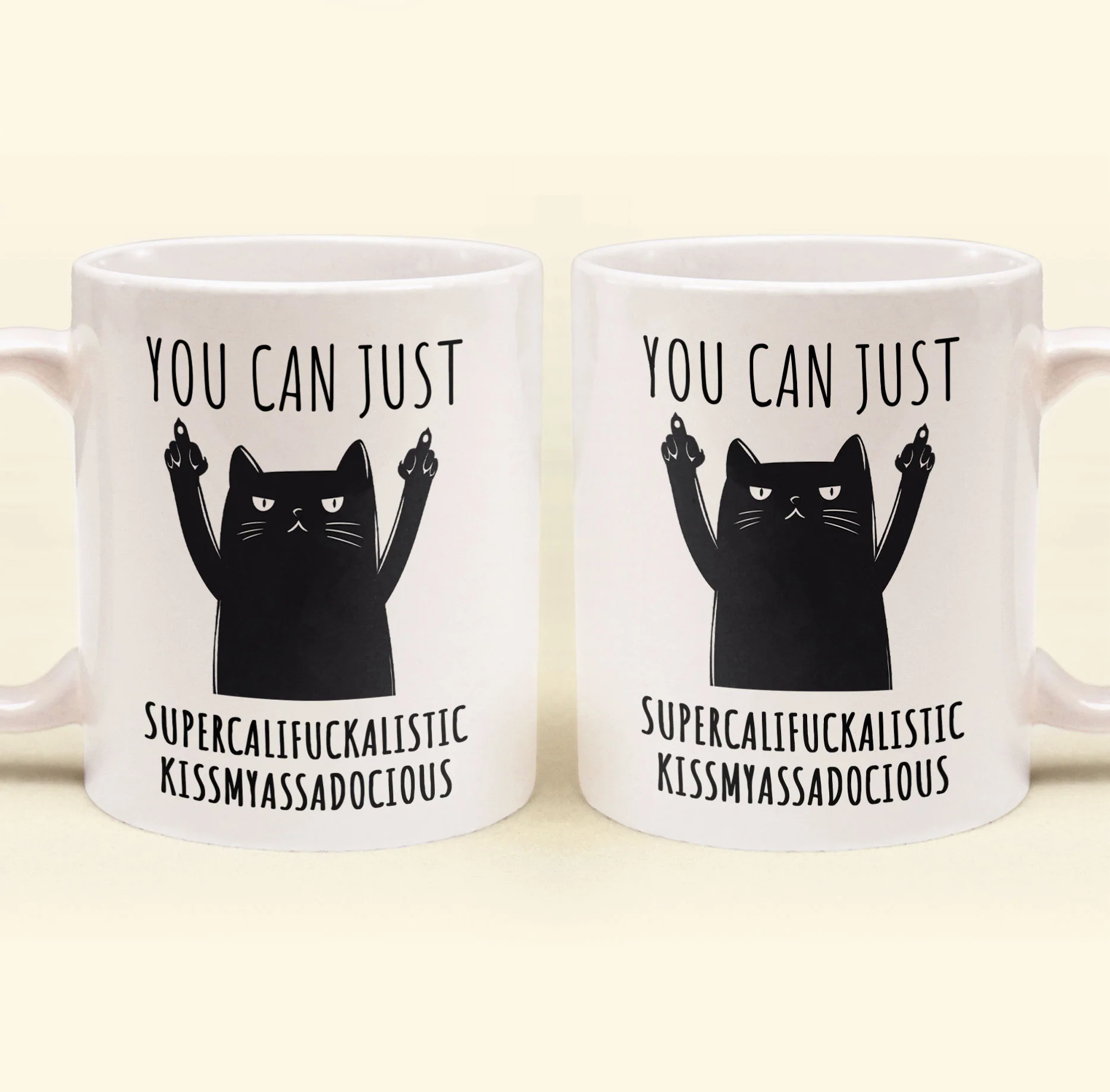 Funny Mug - Supercalifuckalistic Kissmyassadocious - Fun Gifts For Coworker, Friends, Boss - Personalized Mug - Image 2