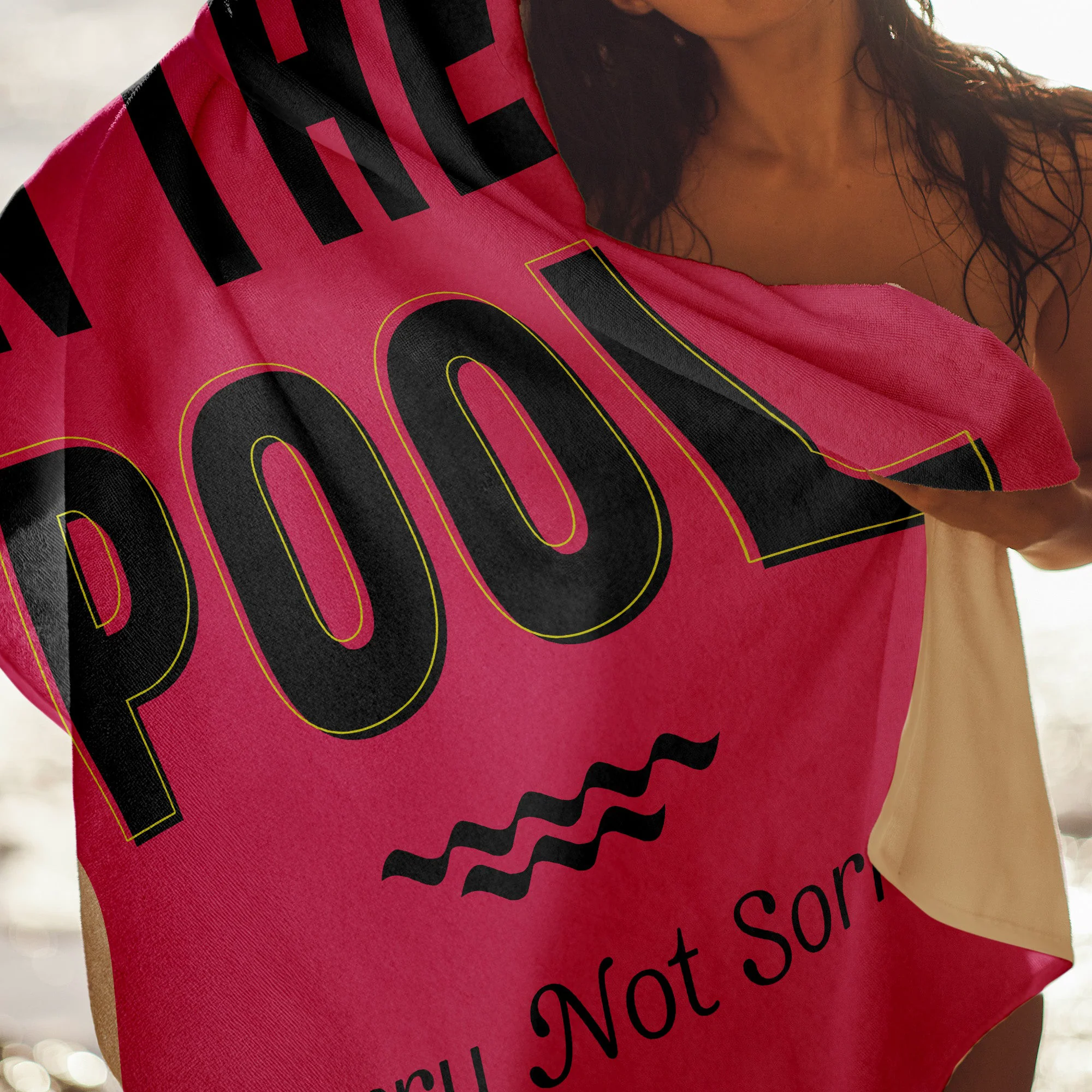 Funny & Naughty For Friends, Family For Vacation - Personalized Beach Towel - Image 6