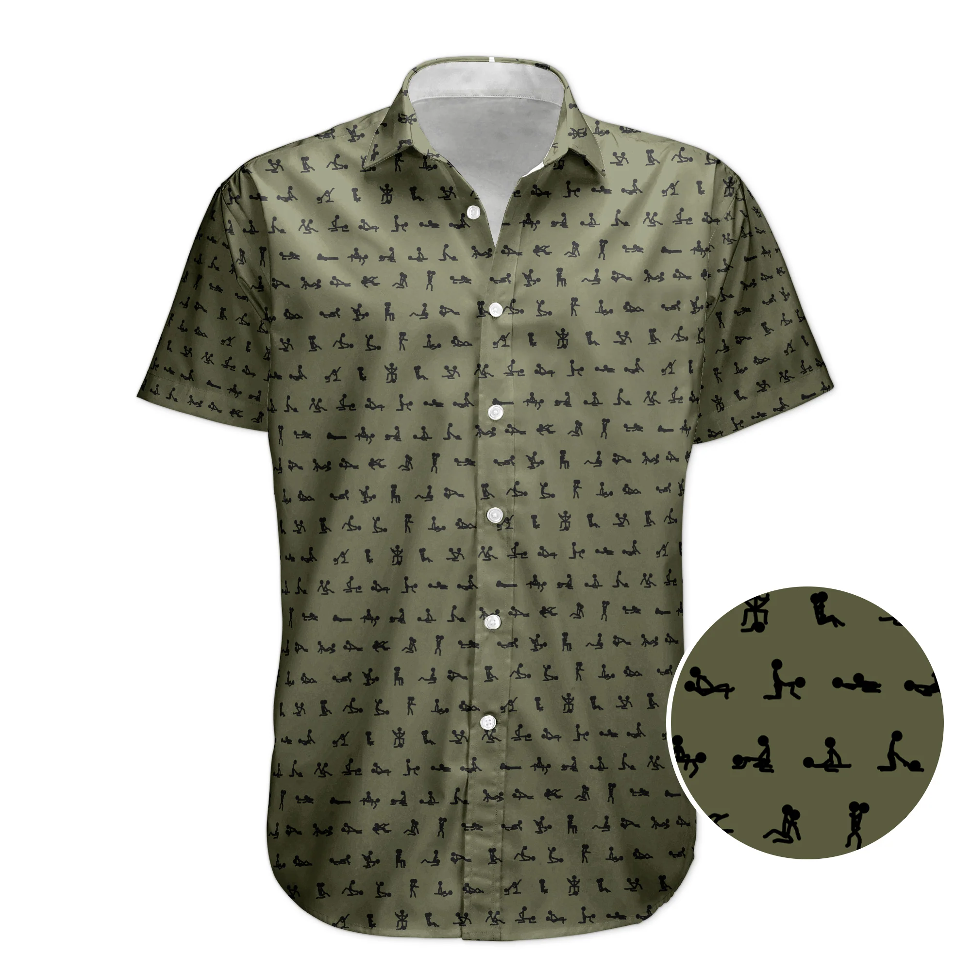 Funny Naughty Hidden Pattern For Him, Husband, Friends, Buddy - Personalized Hawaiian Shirt - Image 5