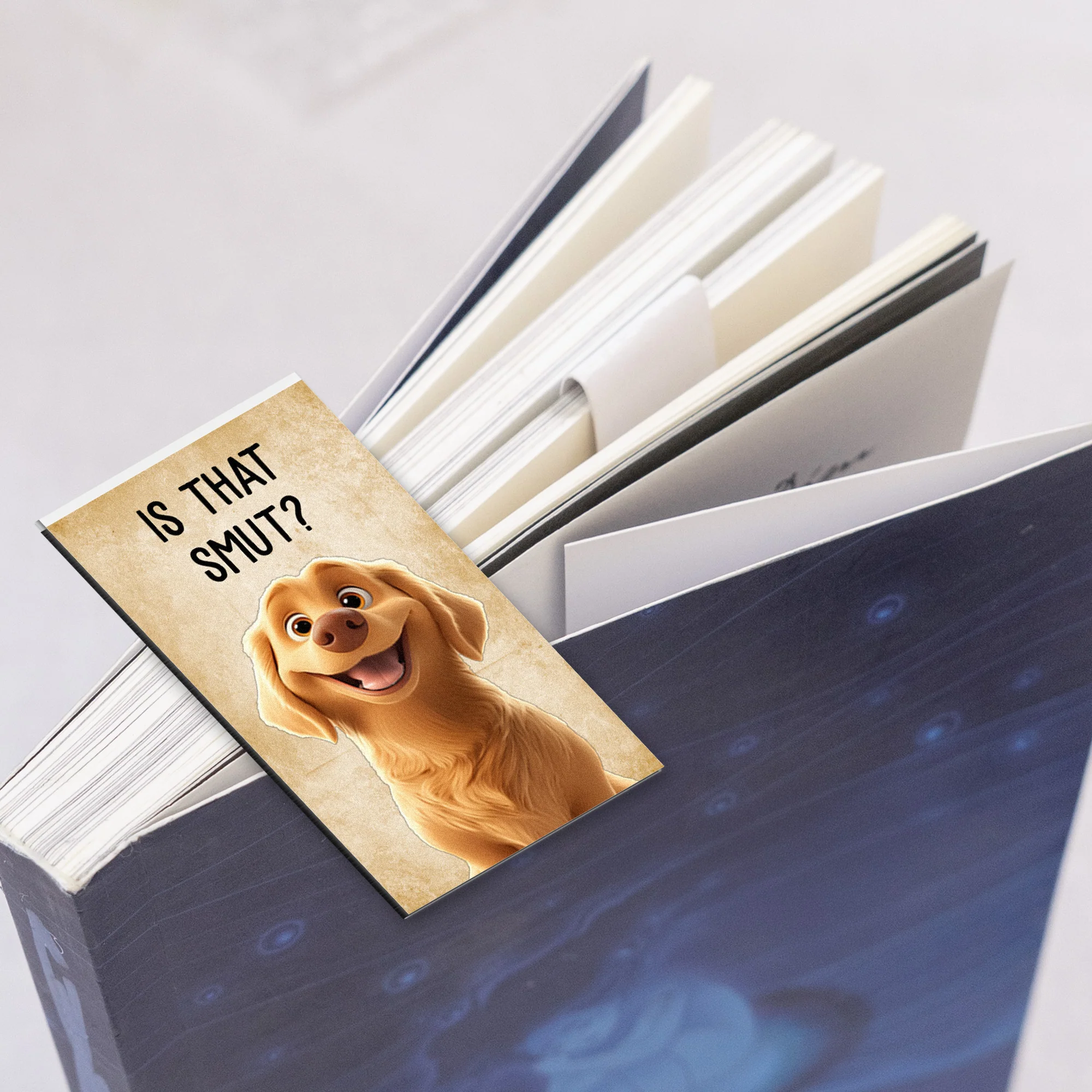 Funny Pet For Book Lovers - Personalized Magnetic Bookmark - Image 2