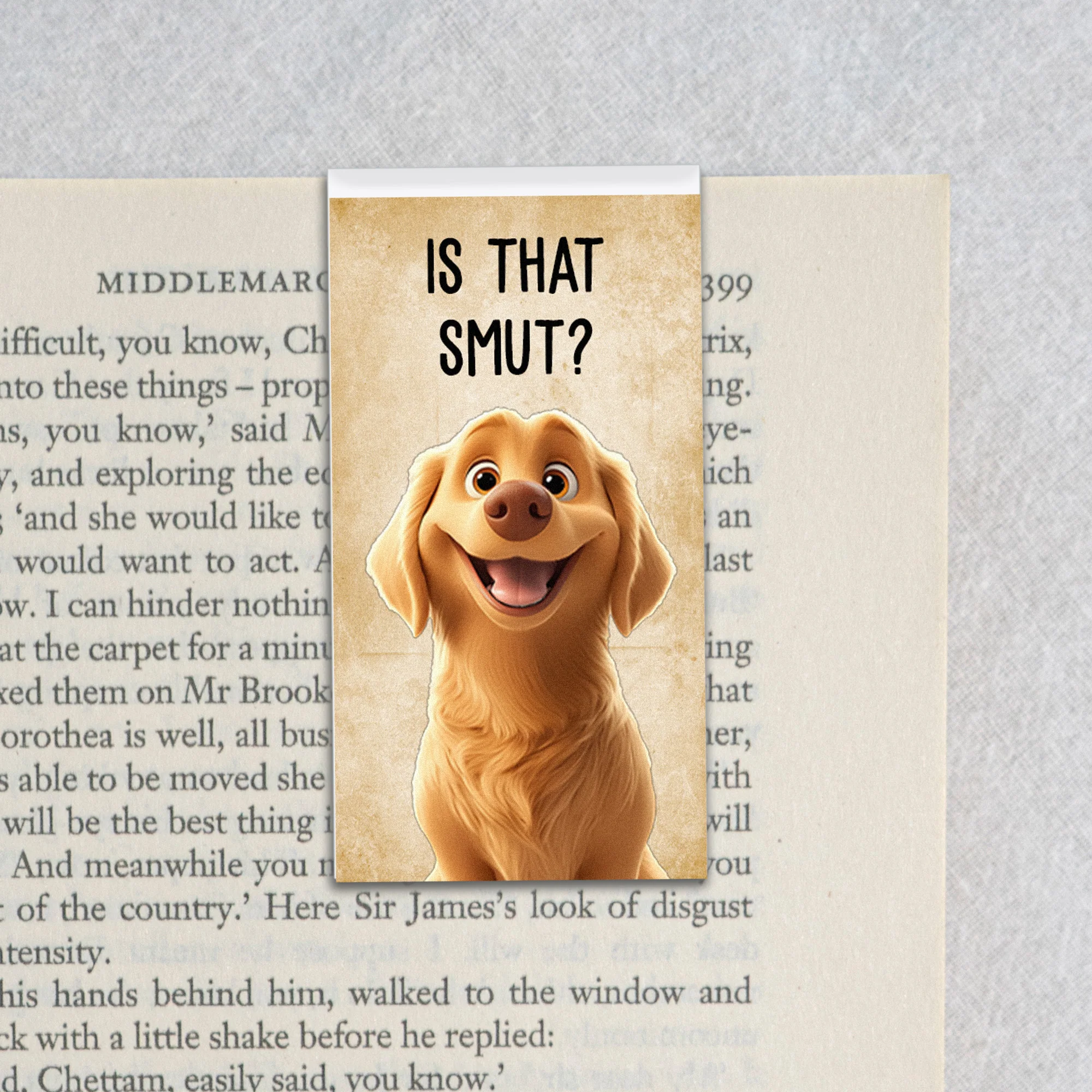 Funny Pet For Book Lovers - Personalized Magnetic Bookmark - Image 3
