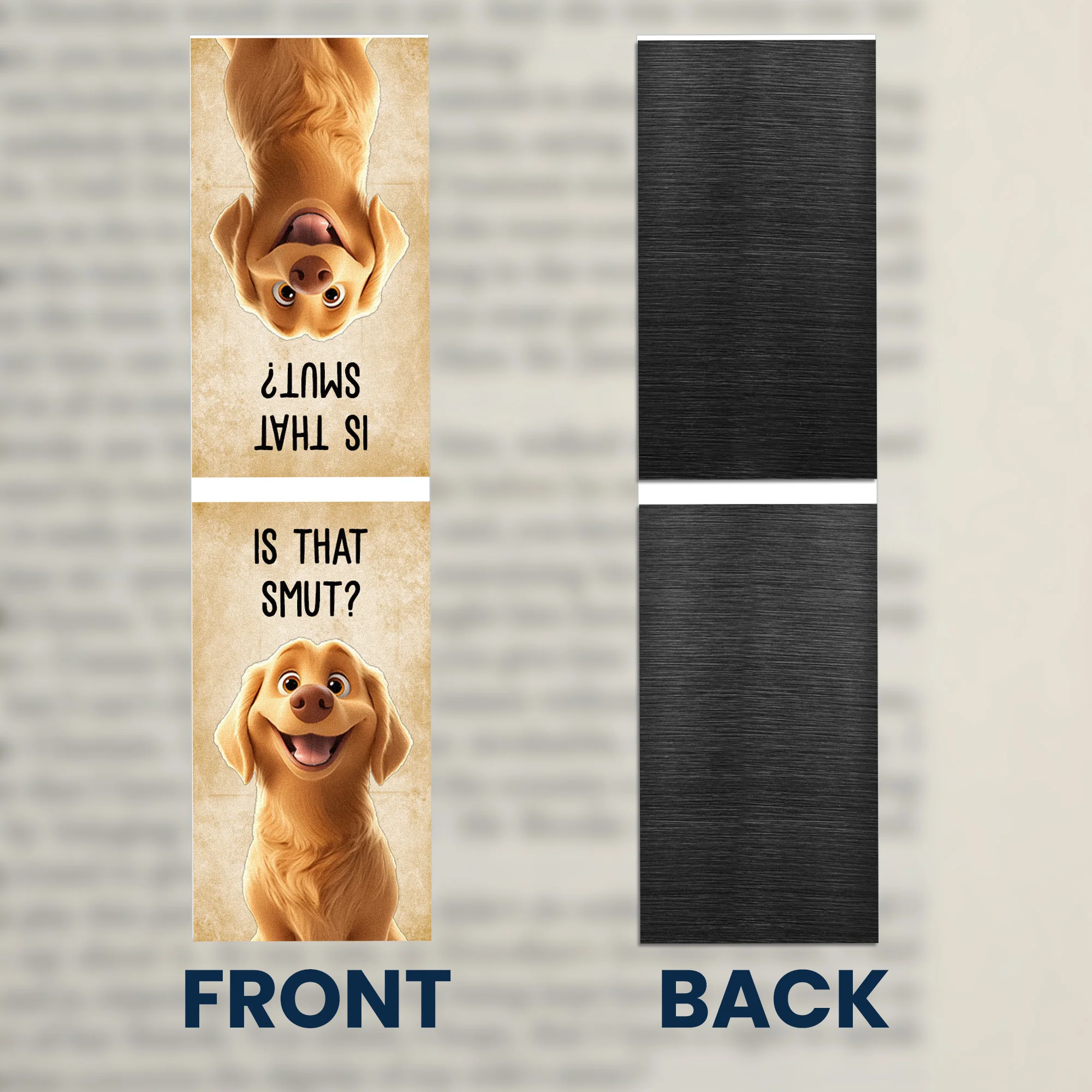 Funny Pet For Book Lovers - Personalized Magnetic Bookmark - Image 4