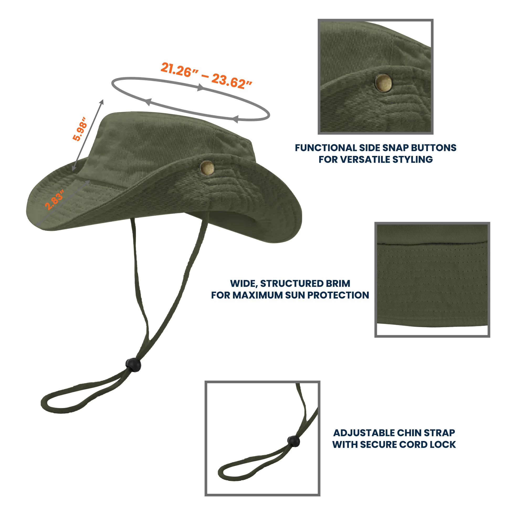 Gardener Of The Year Cartoon Version - Personalized Bucket Hat - Image 9