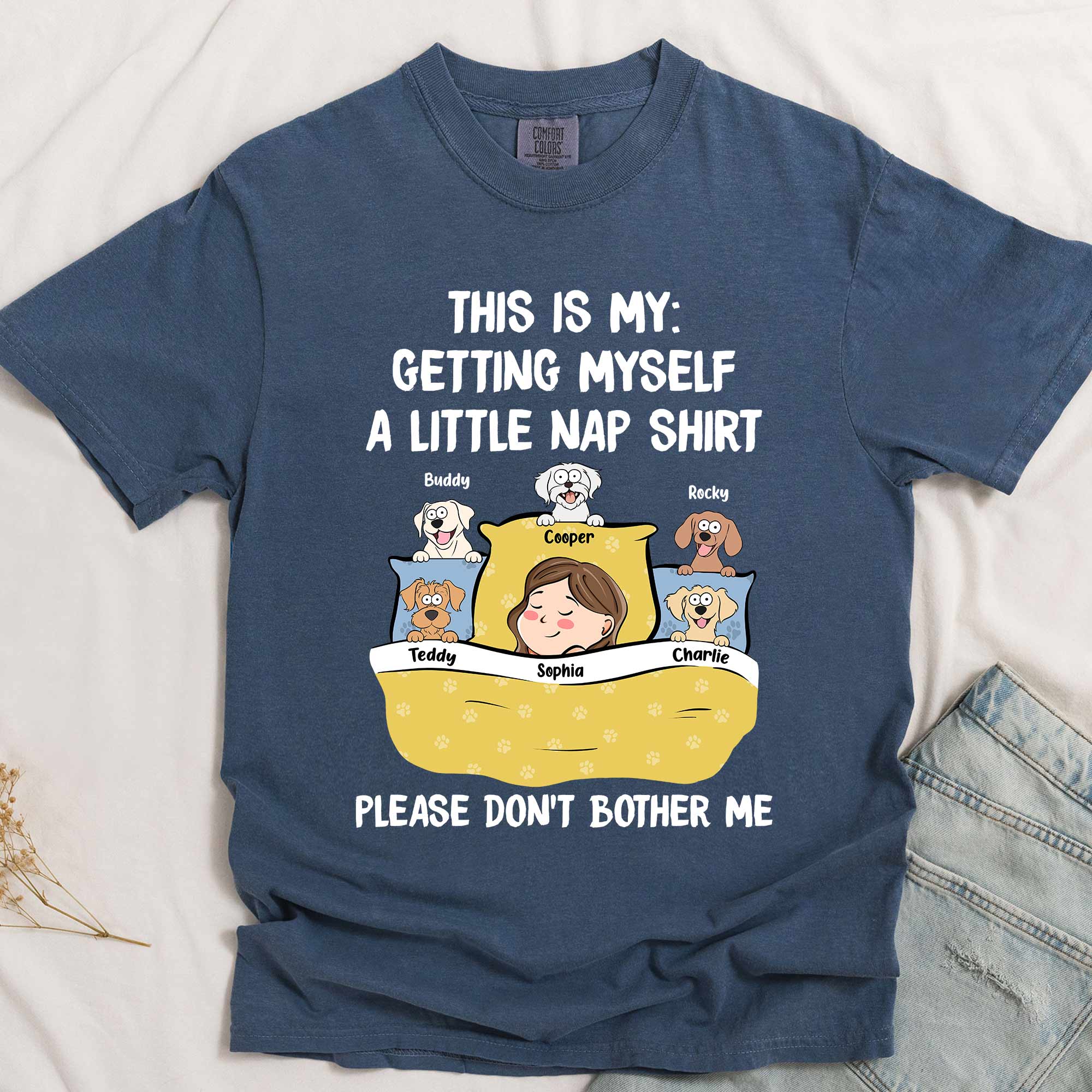 Getting Myself A Little Nap Shirt - Personalized Comfort Tee - Image 2