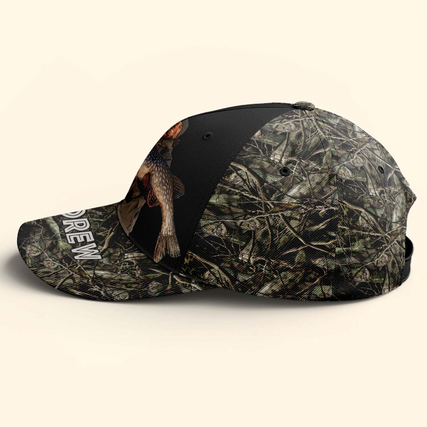 Gift For Fishing Lovers - Personalized Photo Classic Cap - Image 6