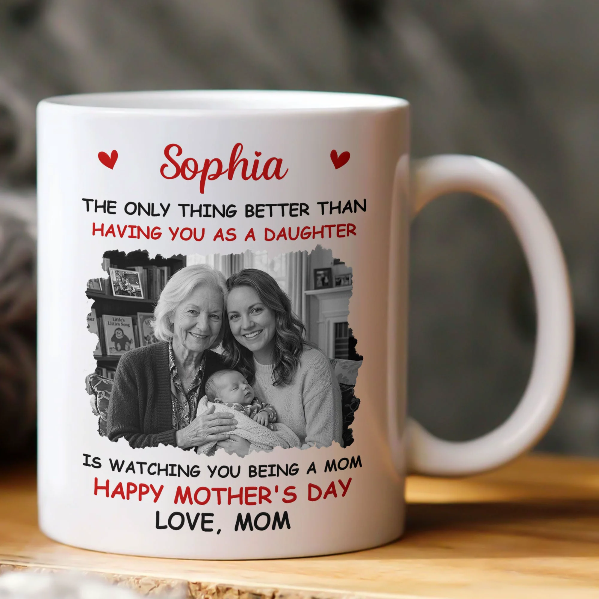 Gift For Son, Daughter, Gift For New Dad, New Mom - Personalized Mug