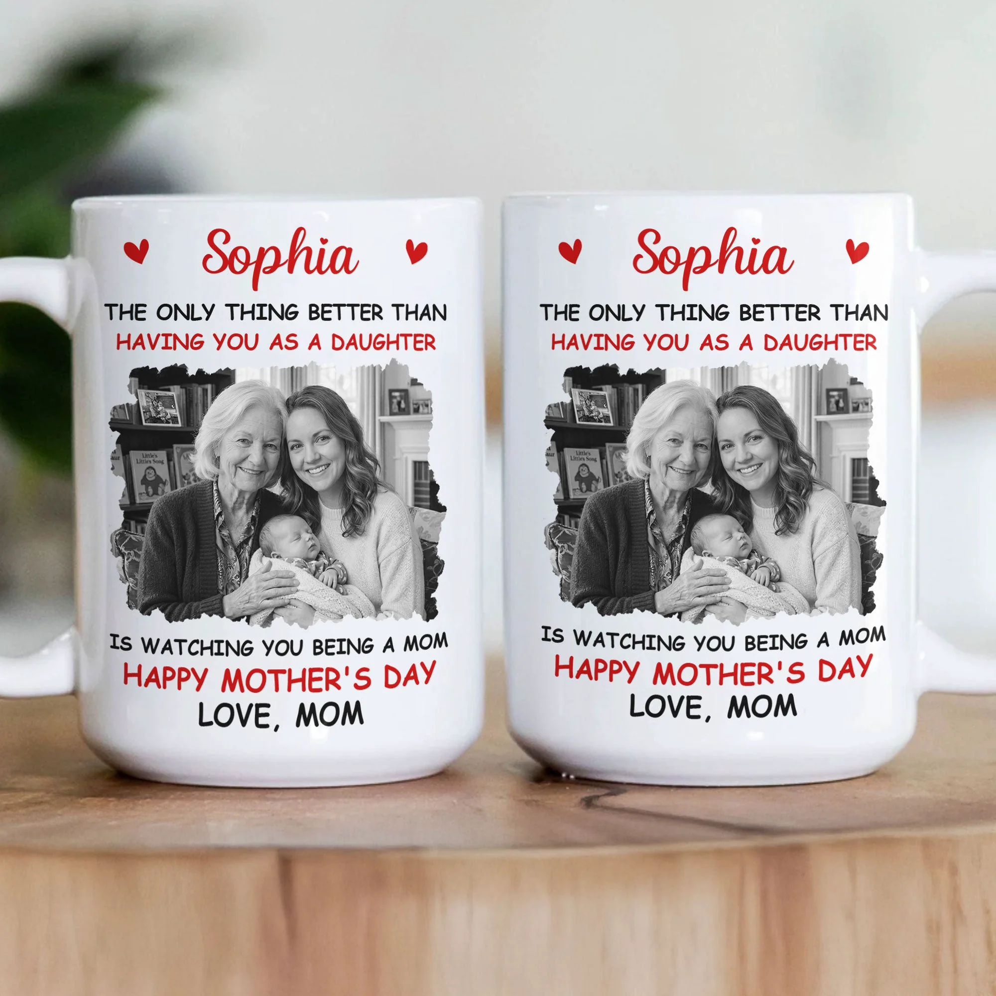Gift For Son, Daughter, Gift For New Dad, New Mom - Personalized Mug - Image 4