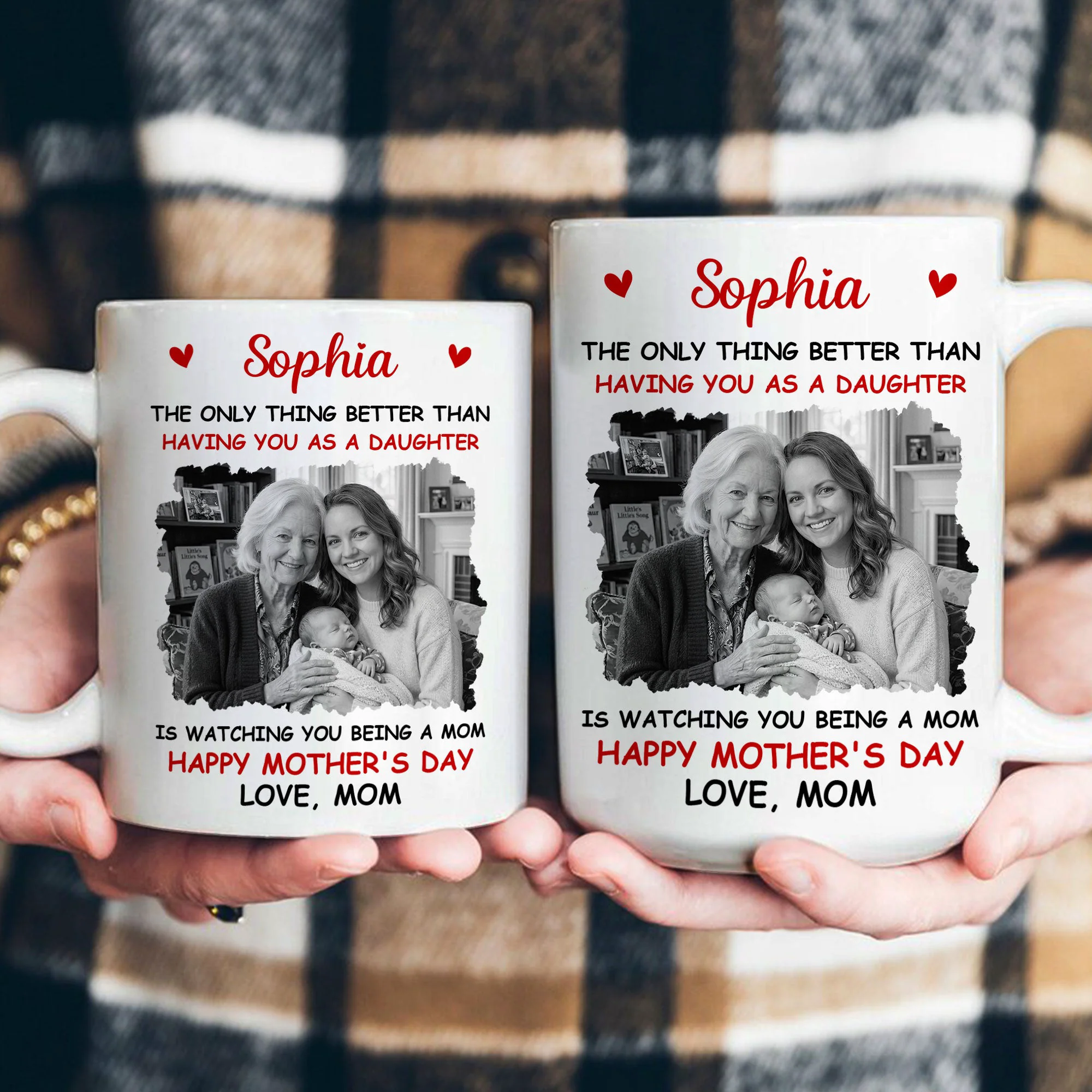Gift For Son, Daughter, Gift For New Dad, New Mom - Personalized Mug - Image 5
