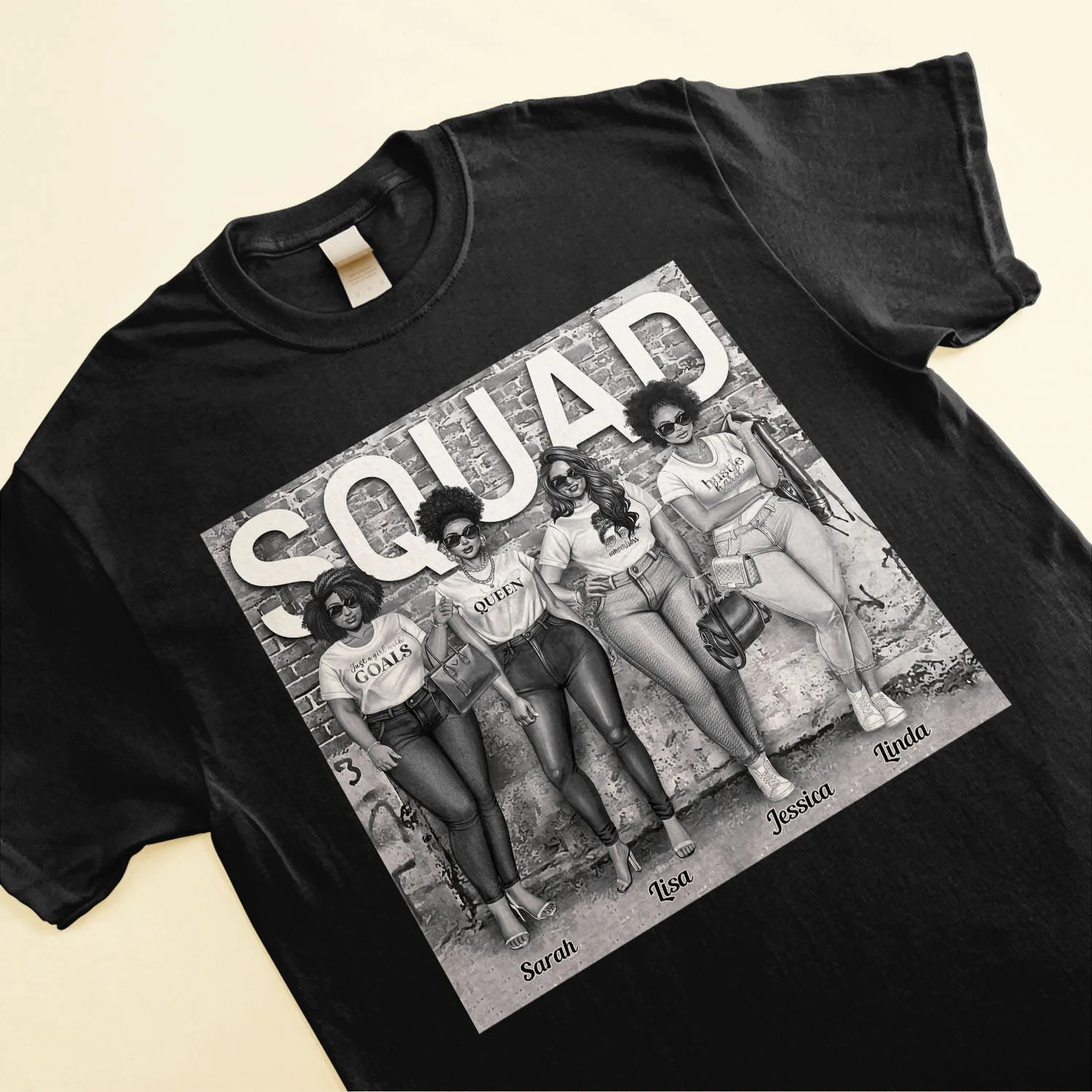 Girl Squad - Personalized Shirt - Birthday Gift Friendship Gift For Besties, Sisters, Colleagues - Image 3