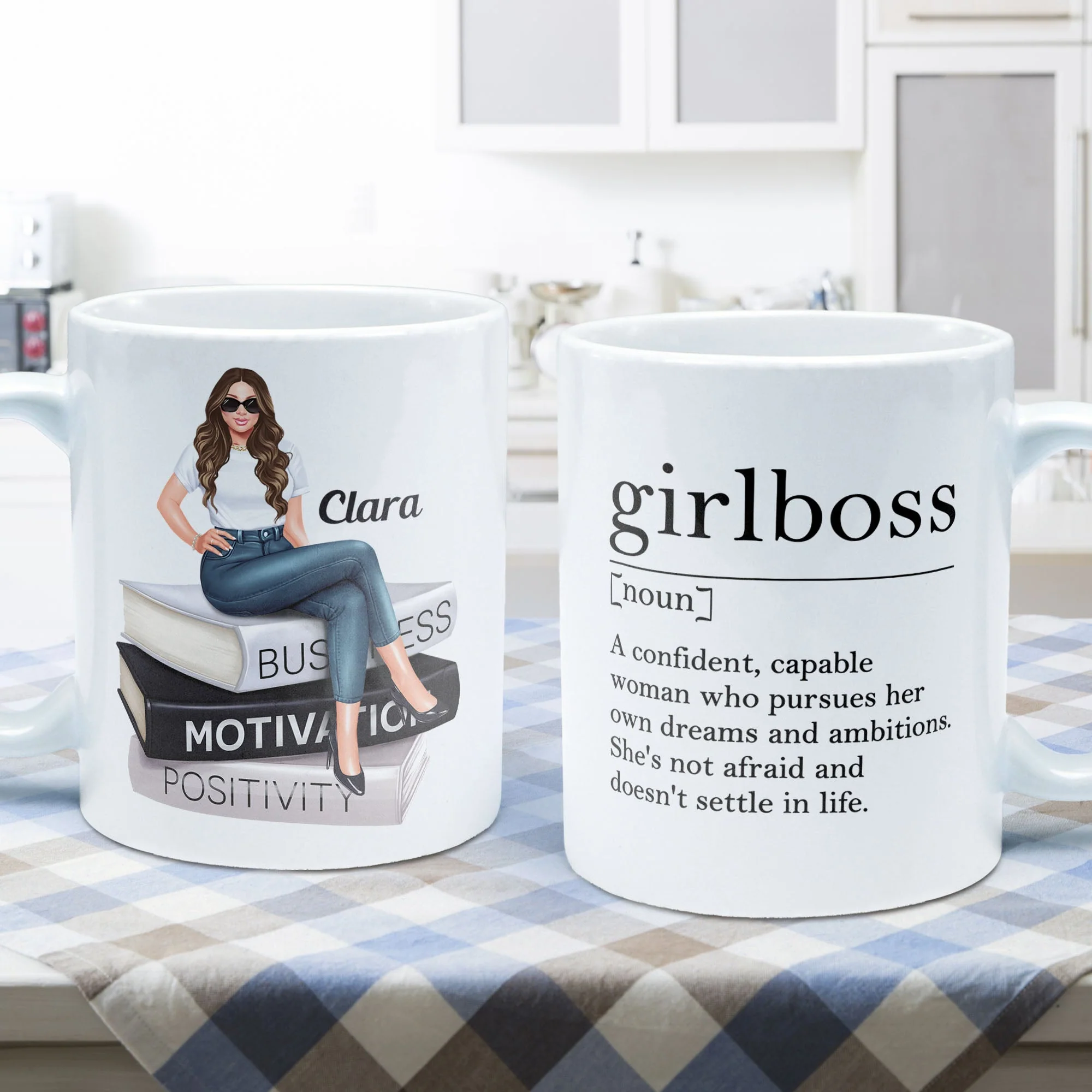 Girlboss - Personalized Mug - Birthday Gift, Motivational Gift For Girls, Women, Boss Ladies - Image 5