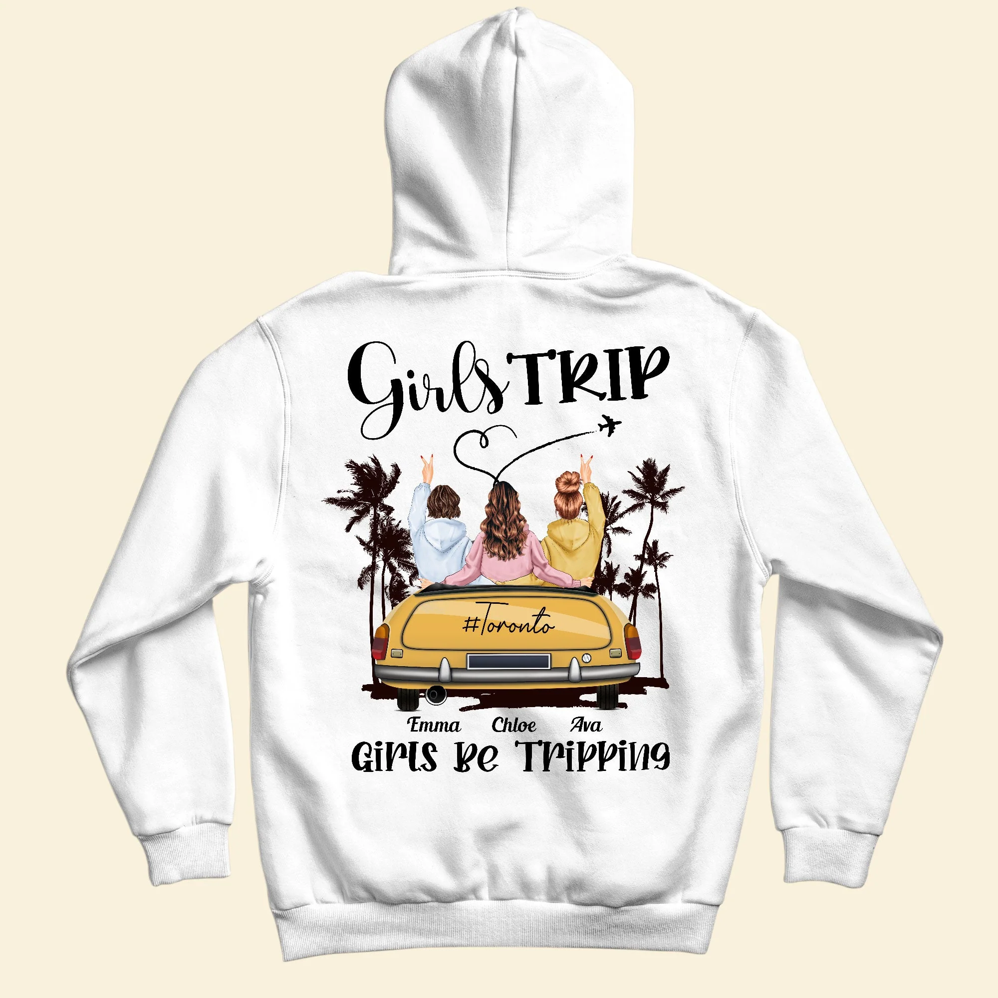 Girls Be Tripping - Personalized Back Printed Shirt - Image 3