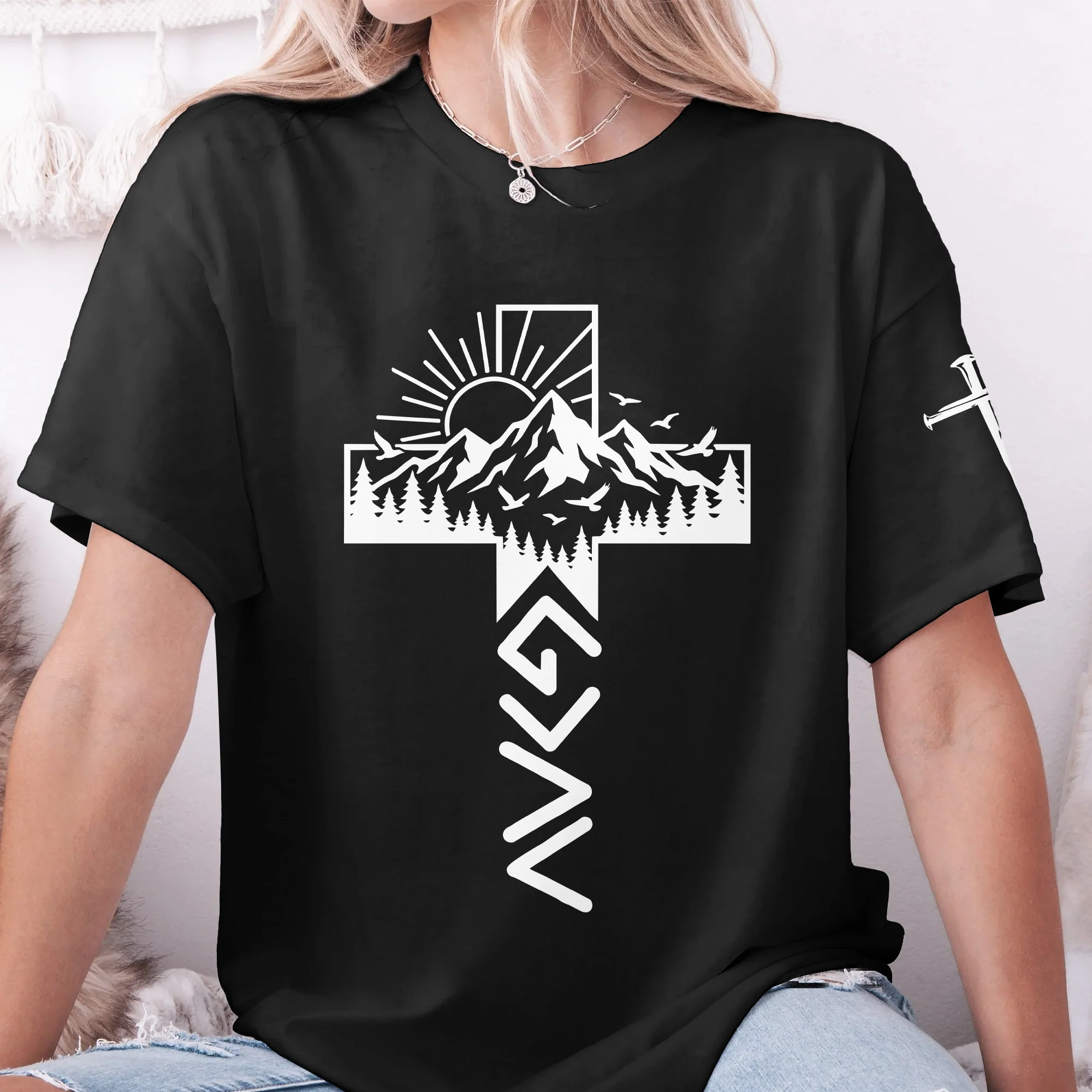 God Is Greater Than The Highs And Lows - Personalized Shirt - Image 4