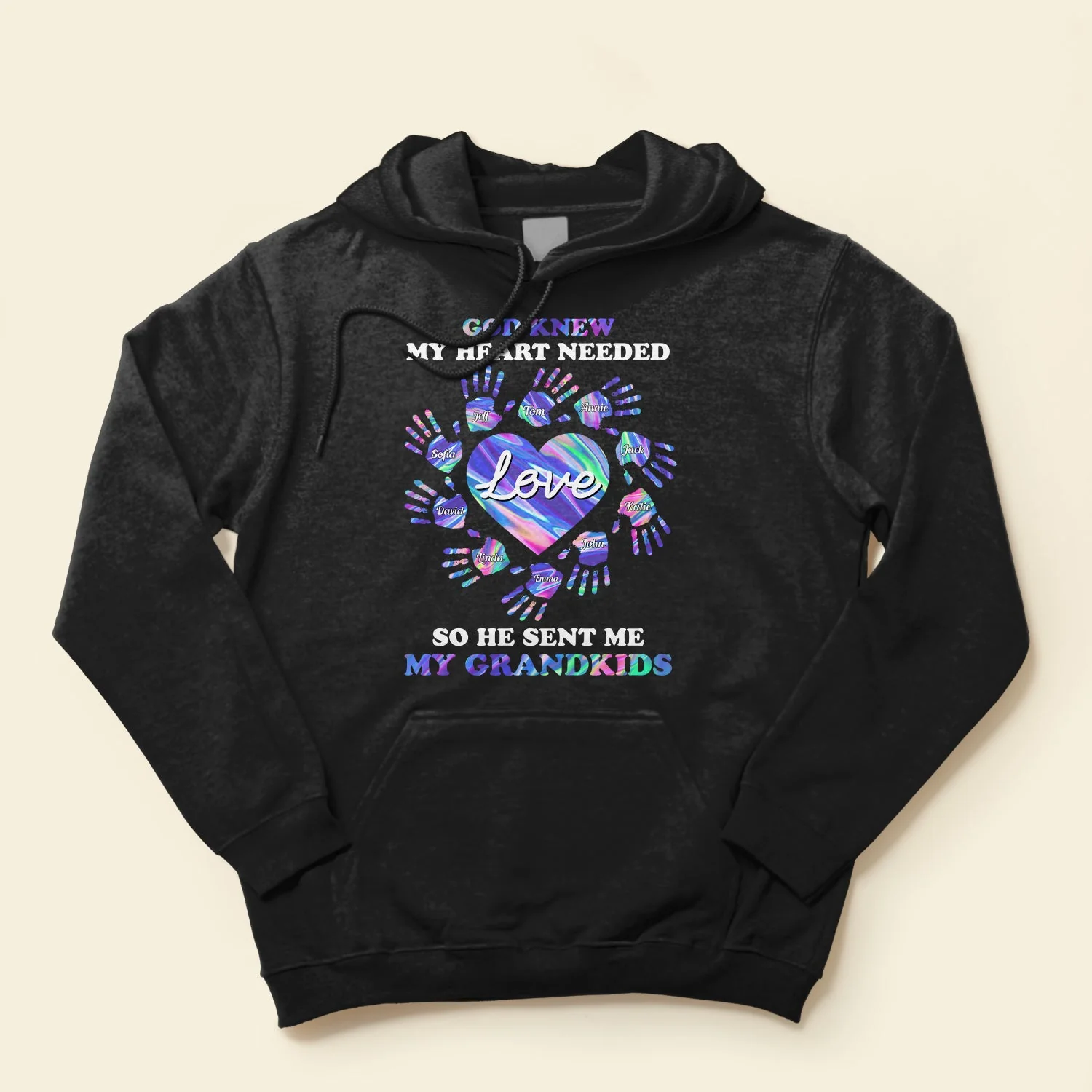 God Knew My Heart Needed Love - Personalized Shirt - Birthday Gift Mother's Day Gift For Grandma, Nana - Image 4