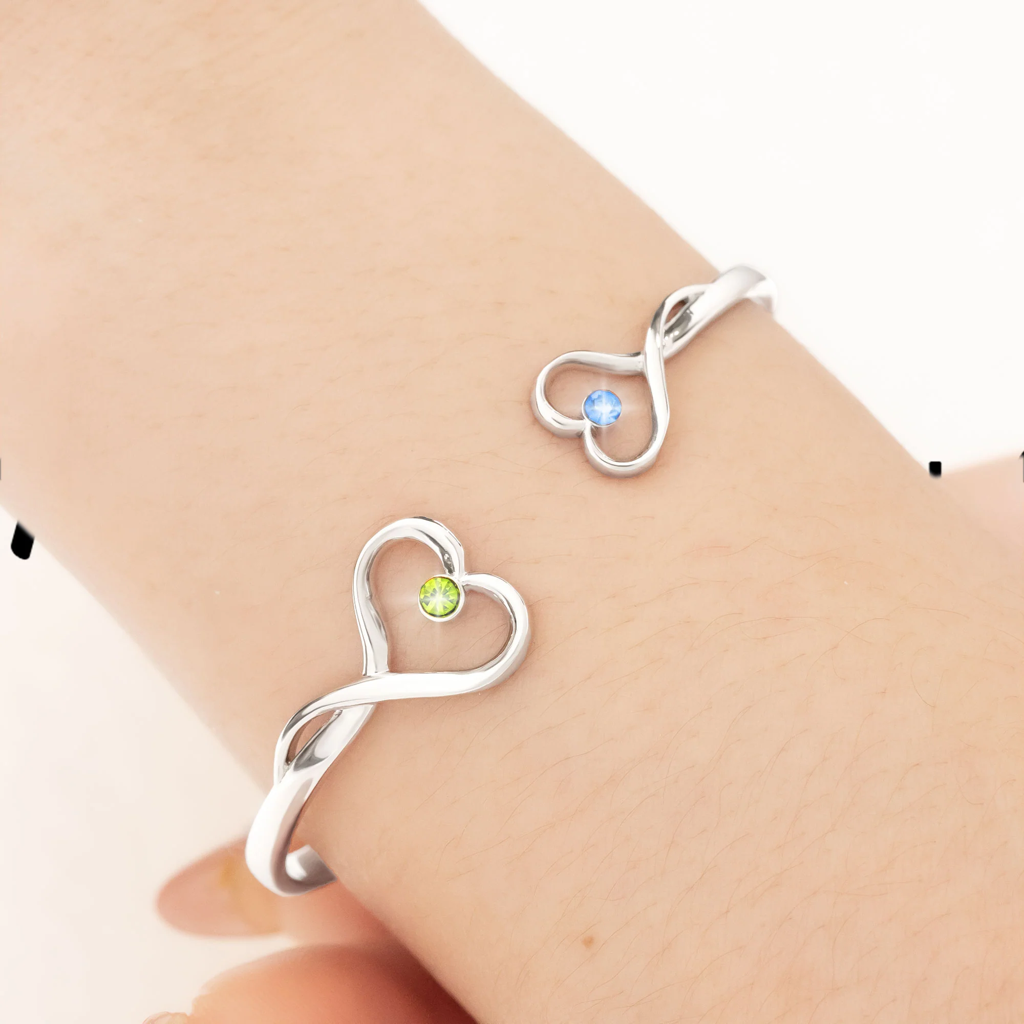 God Knew My Heart Needed You - Personalized Heart Bracelet - Image 3