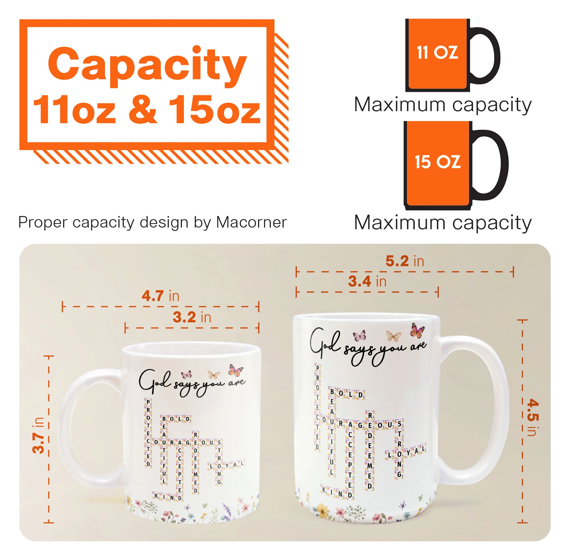 God Says You Are Scrabble Affirmation Words - Personalized Mug - Image 5