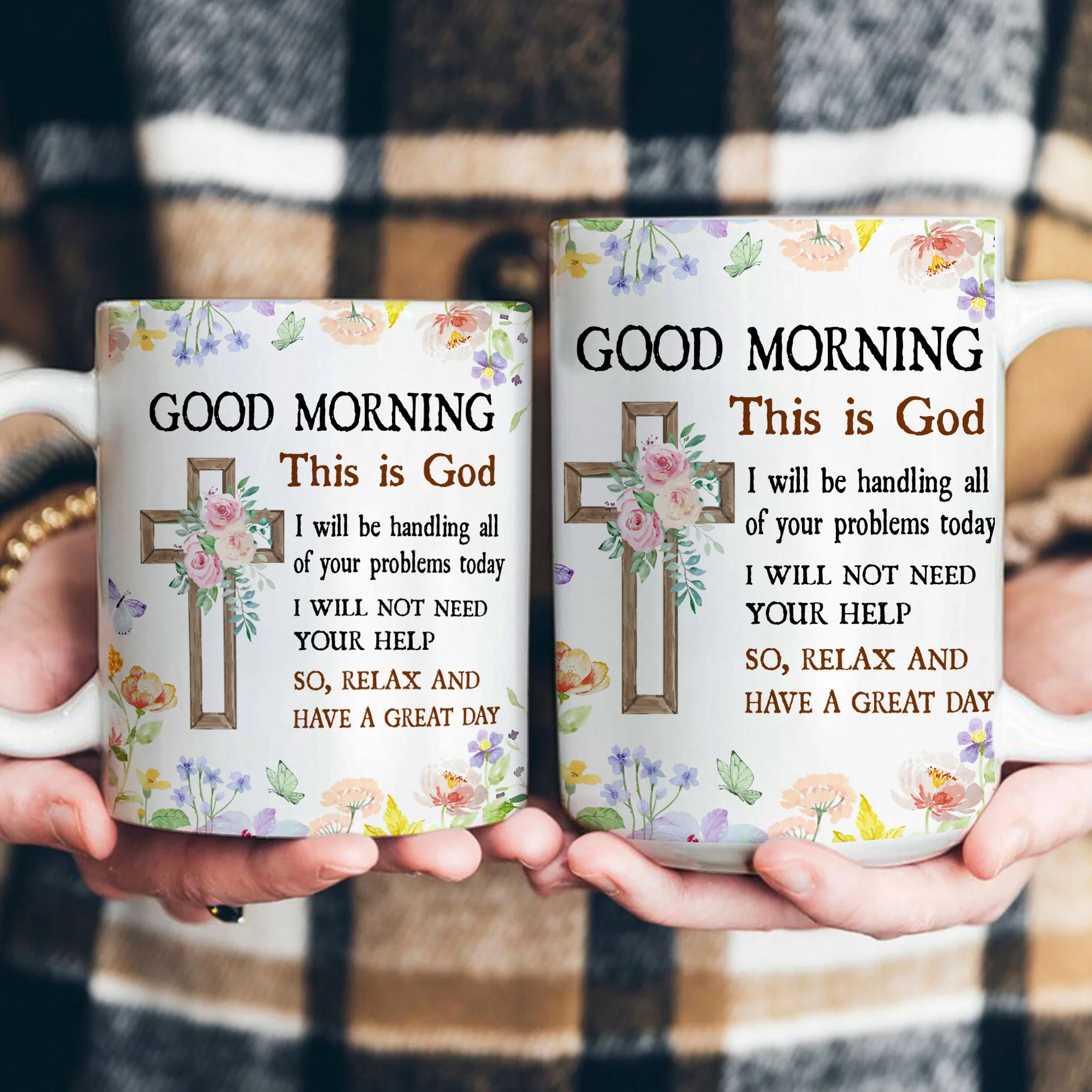 Good Morning This Is God - Mug - Image 4