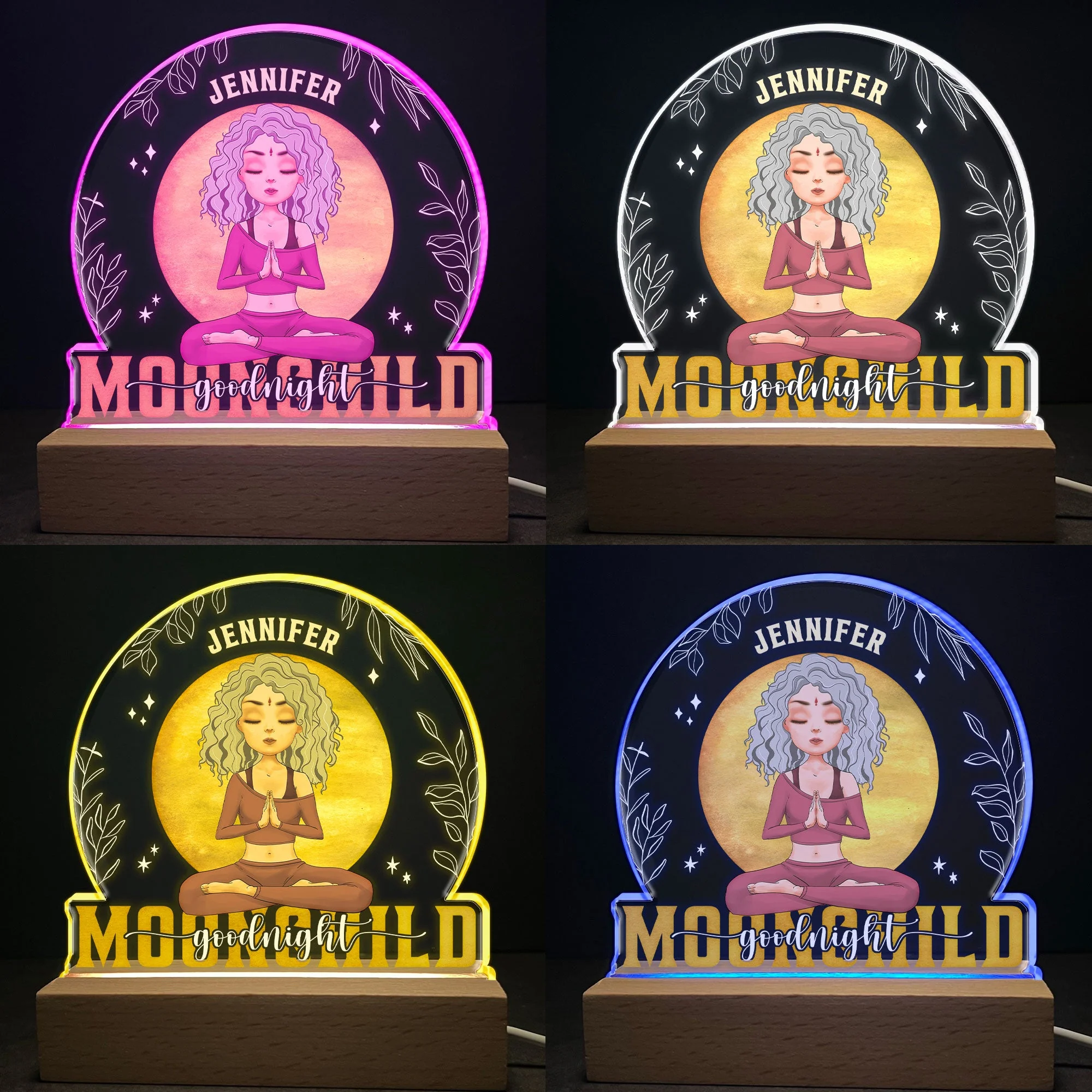 Goodnight Moonchild - Personalized LED Light - Image 5