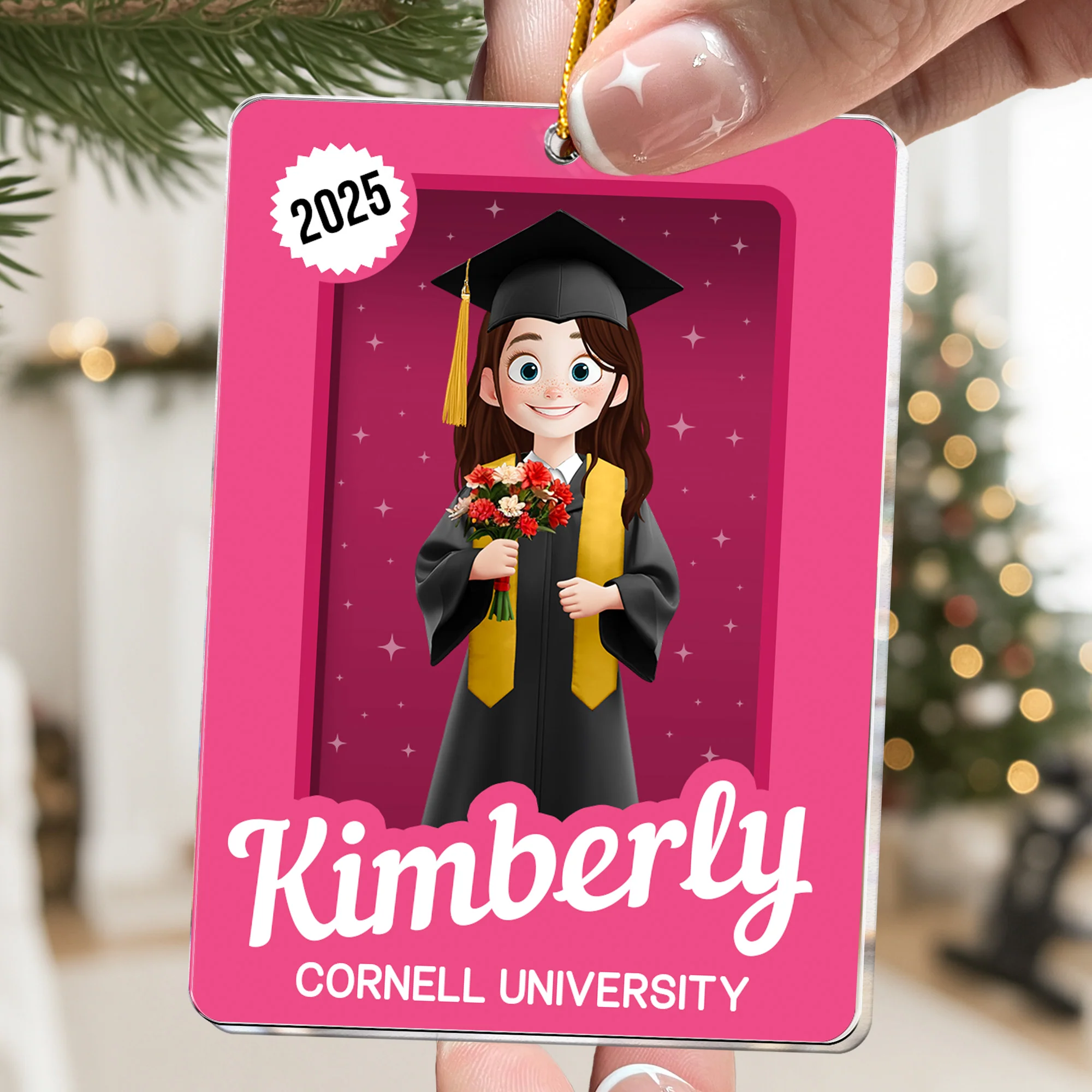 Graduation Box - Graduation Gift For Sister Daughter - Personalized Acrylic Ornament - Image 2
